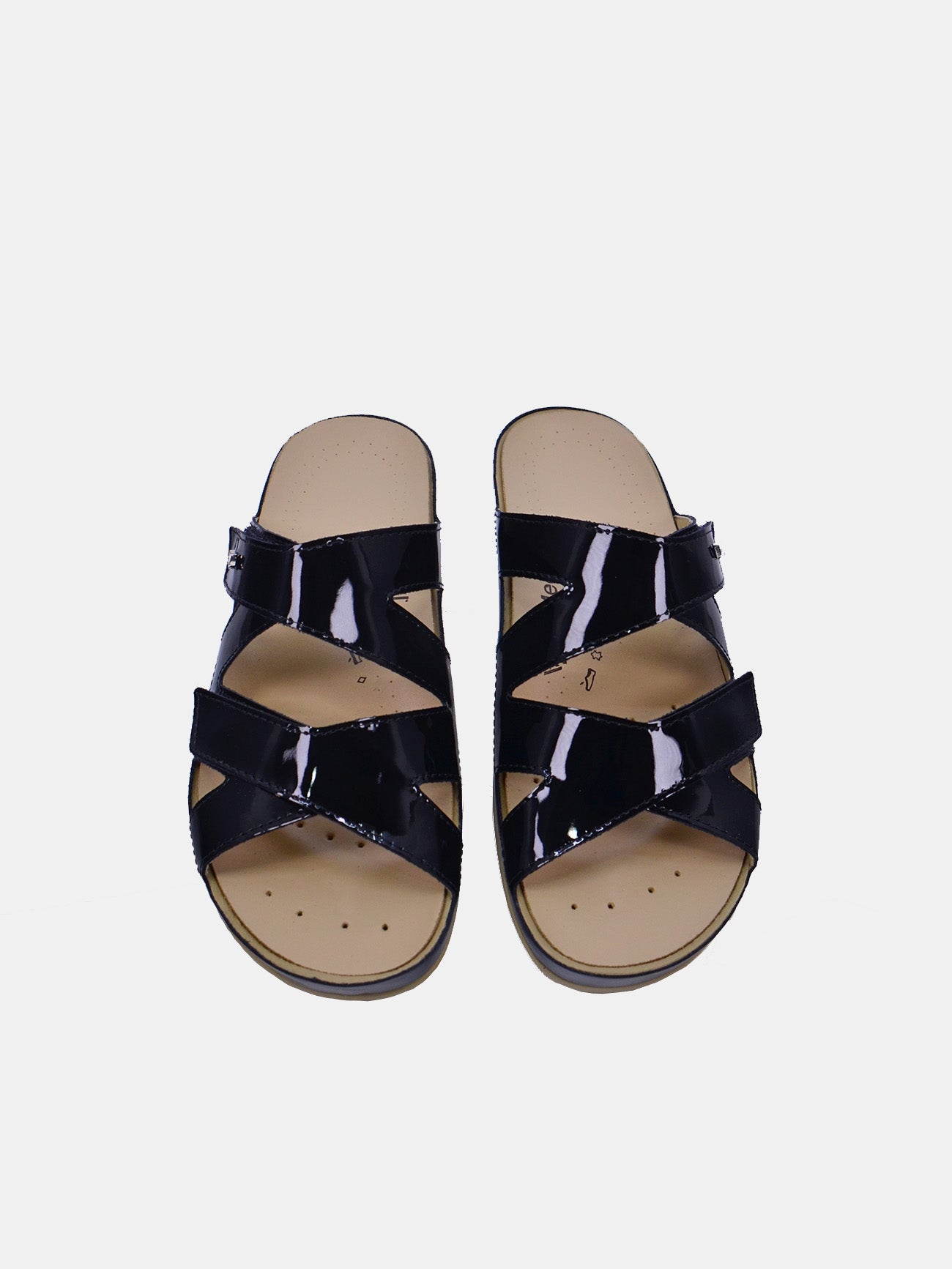 Vital 0630MAS Women's Heeled Sandals #color_Black