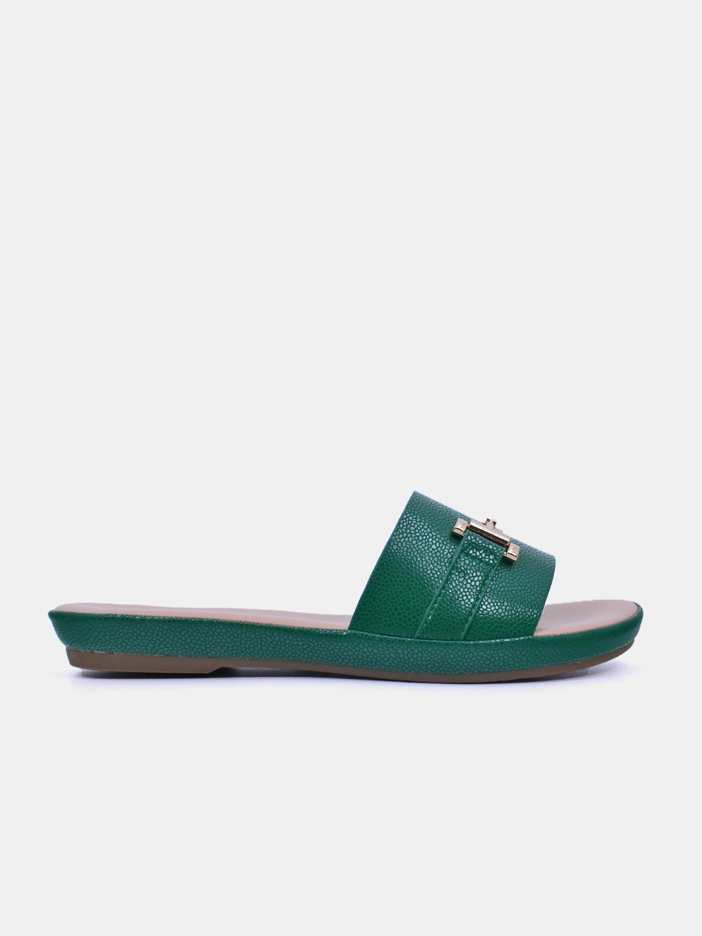 Michelle Morgan 114RC676 Women's Flat Sandals #color_Green
