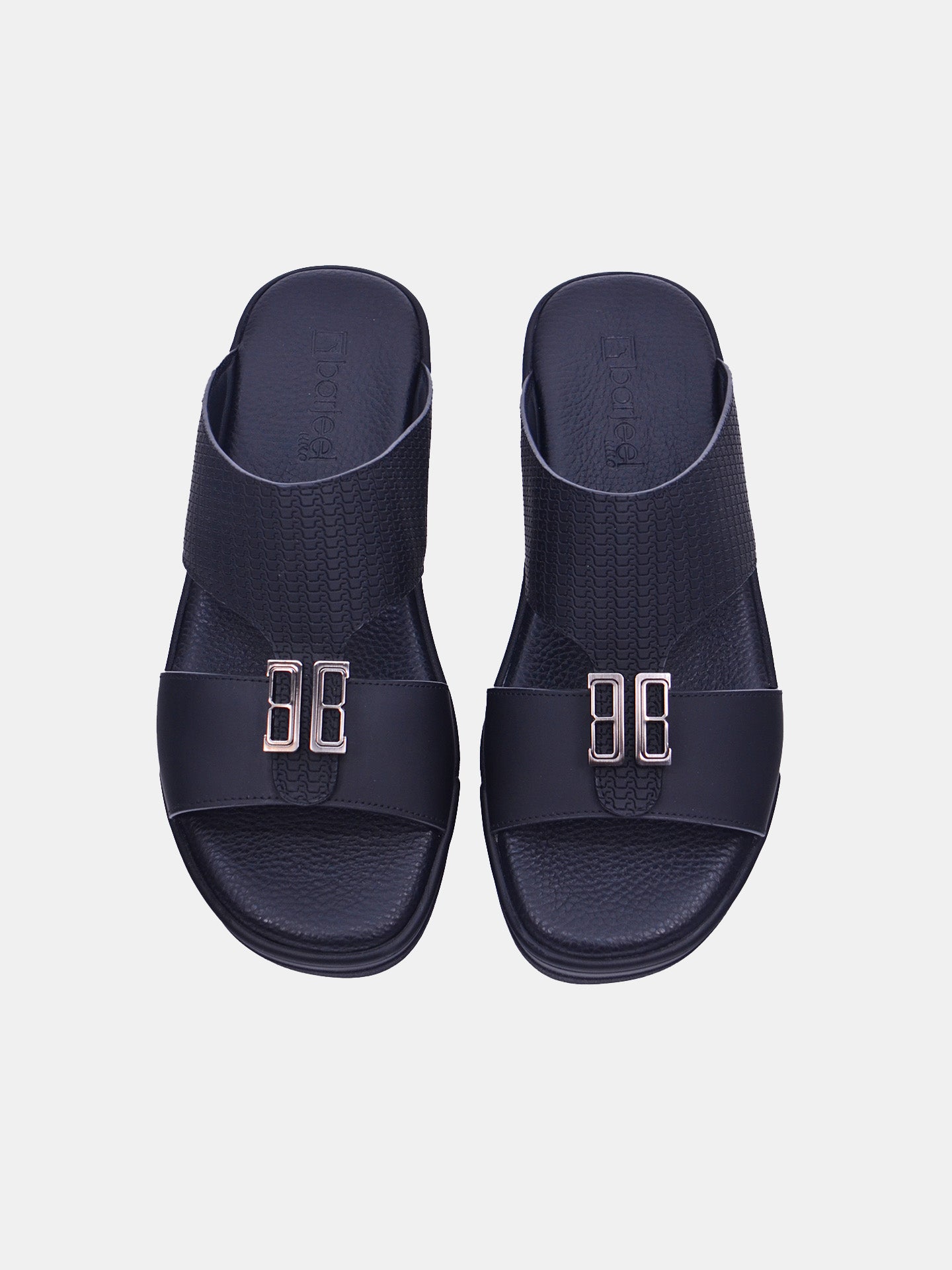 Barjeel Uno MSA-104 Boys Arabic Sandals #color_Black