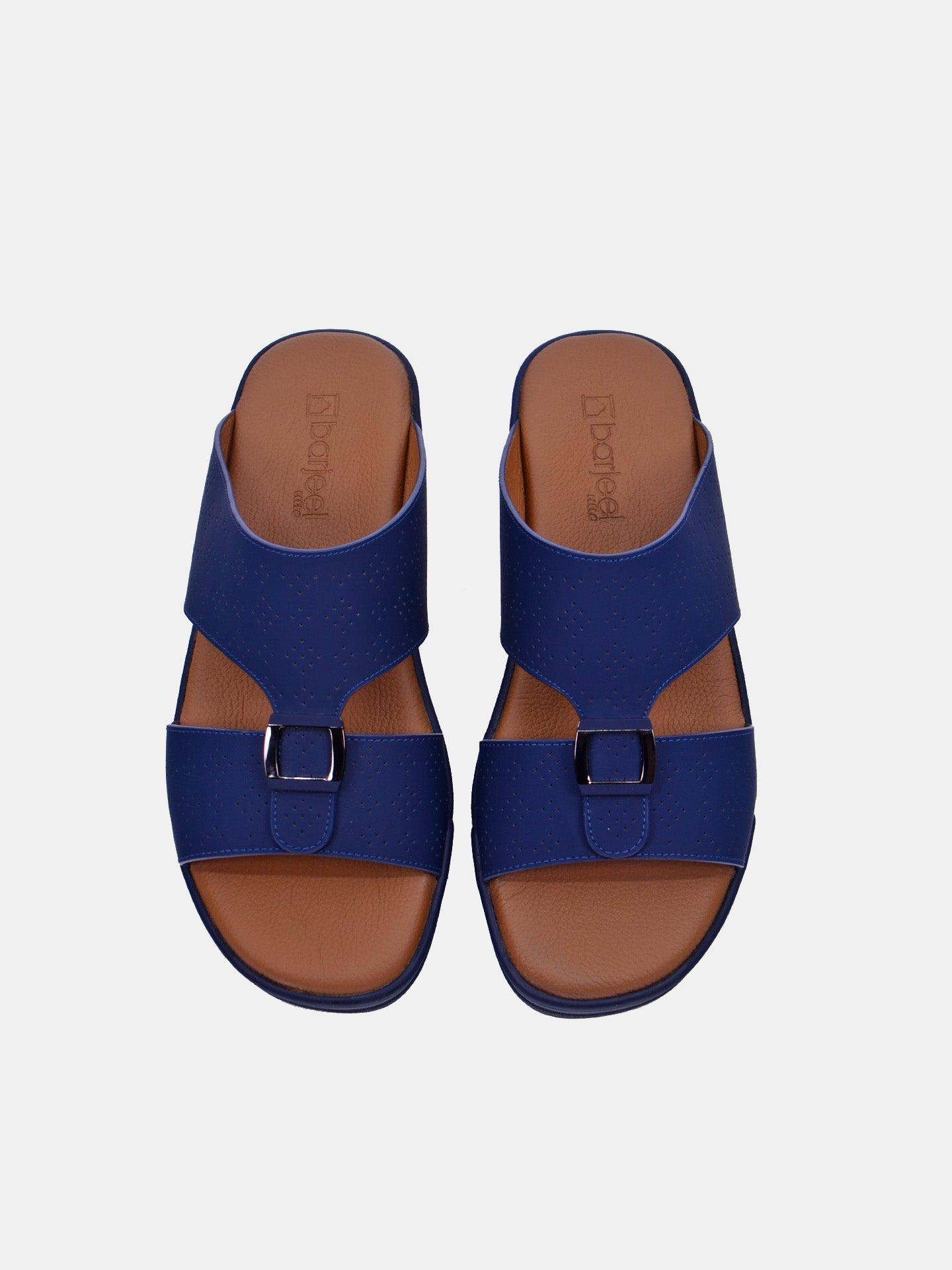 Barjeel Uno MSA-119 Men's Arabic Sandals #color_Blue