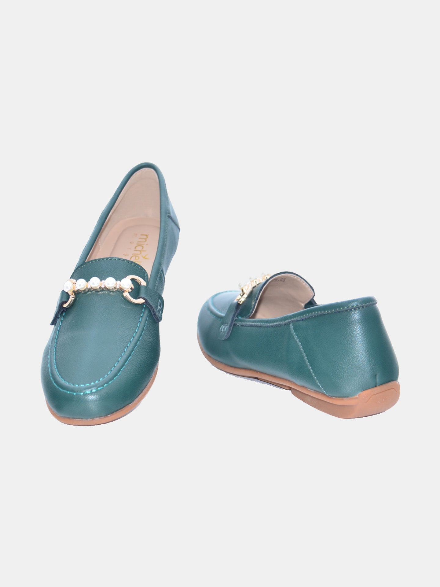 Michelle Morgan 219RC606 Women's Flat Sandals #color_Green