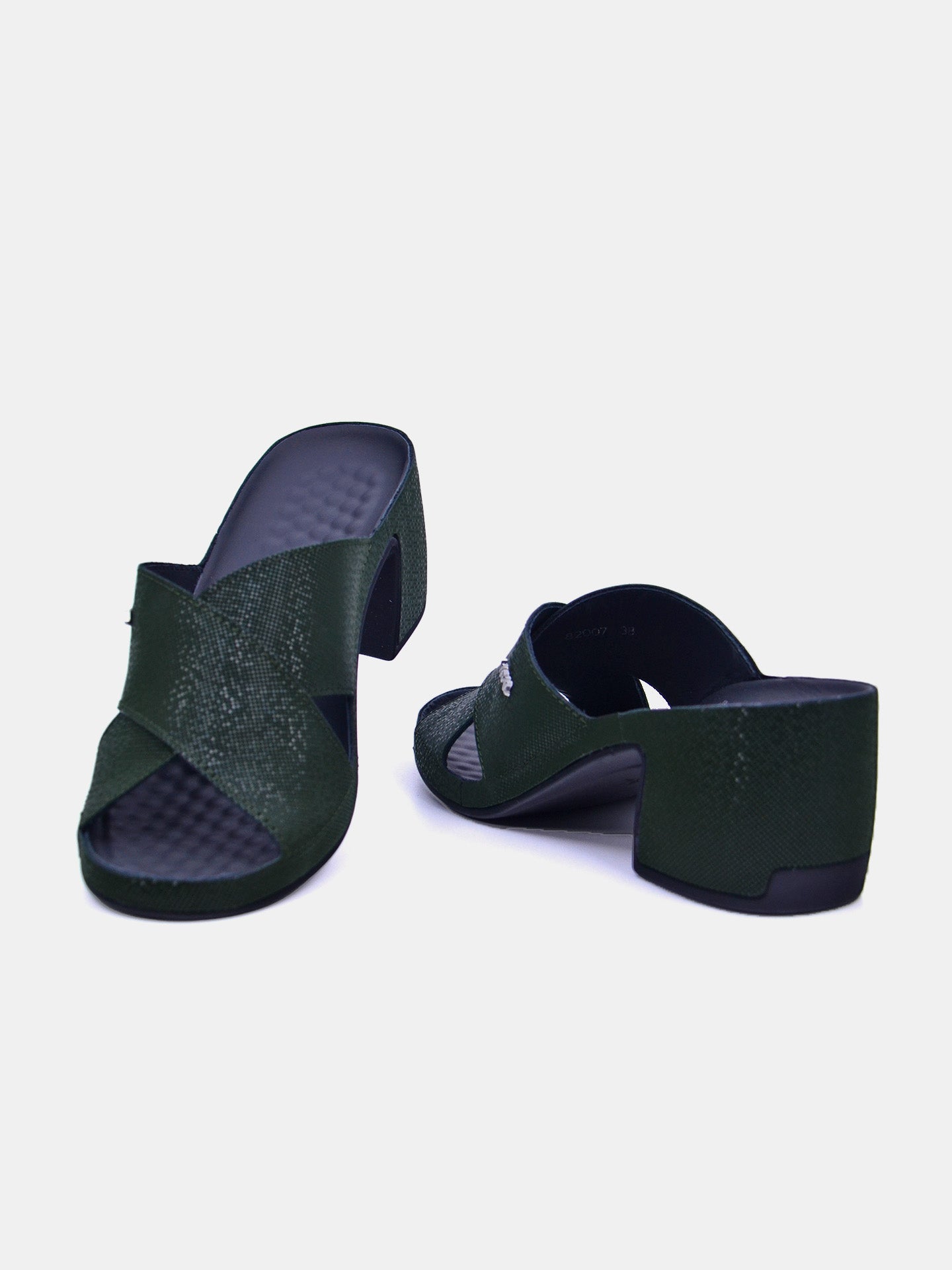 Vital 82007AS Women's Heeled Sandals #color_Green