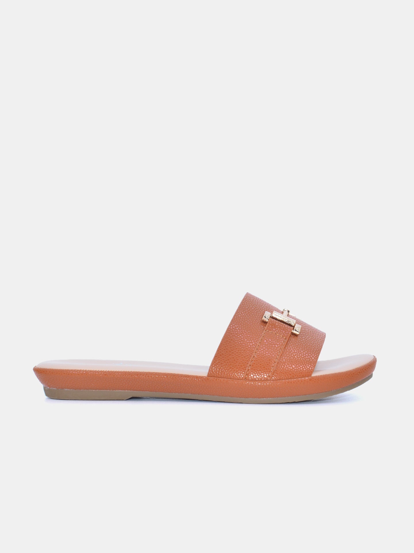 Michelle Morgan 114RC676 Women's Flat Sandals #color_Light Brown