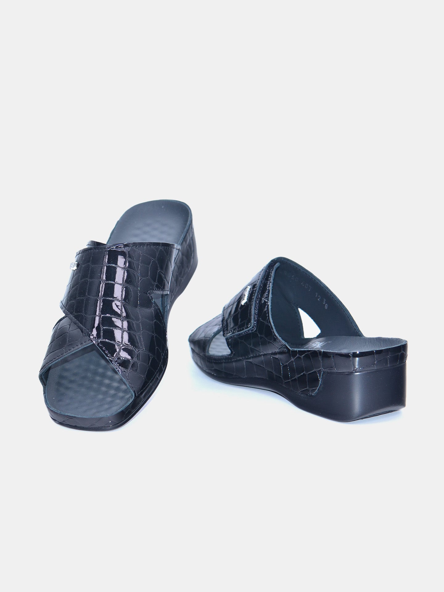 Vital 08060 Women's Slider Sandals #color_Black