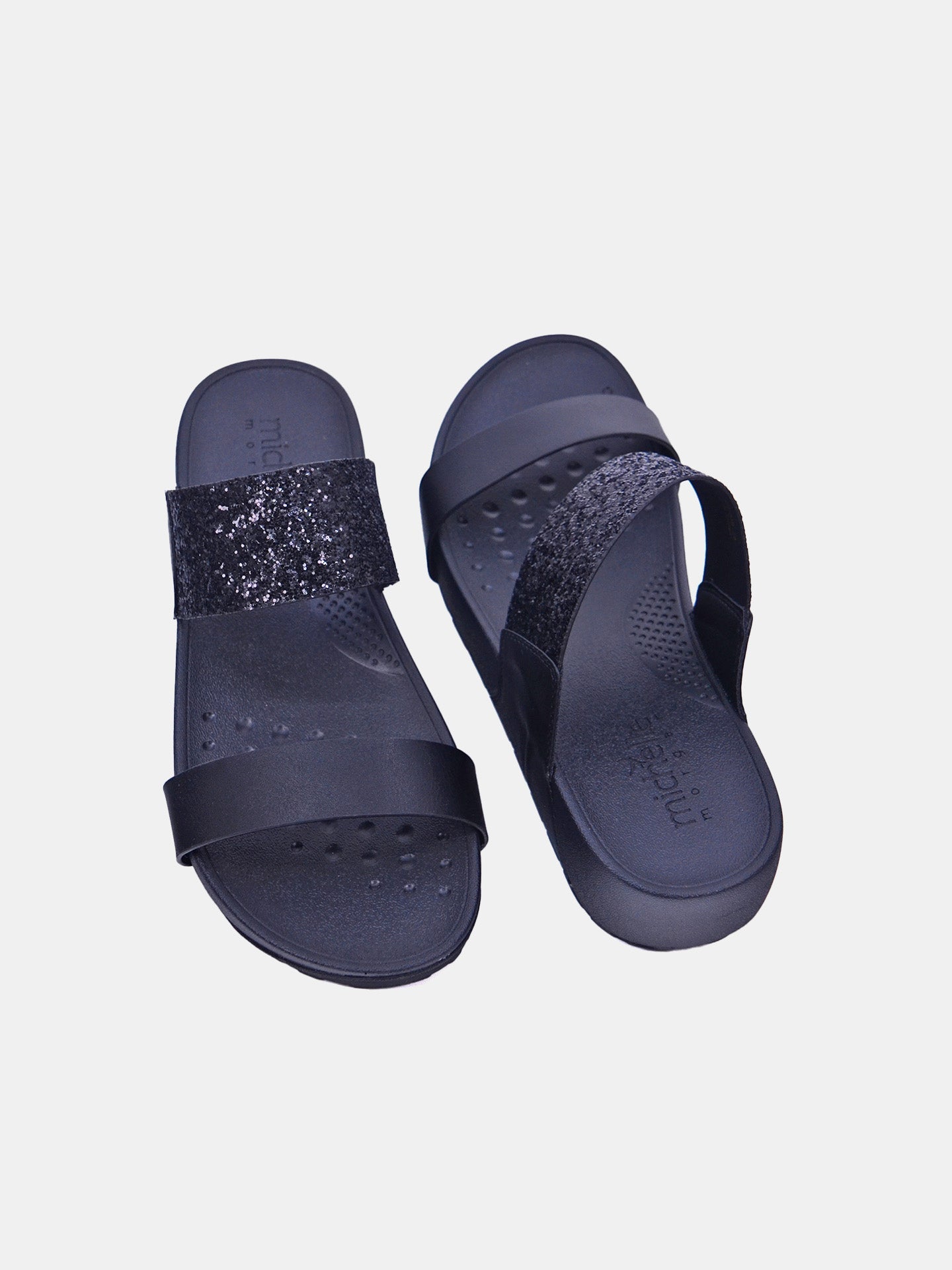 Michelle Morgan RJL187-03B Women's Sandals #color_Black