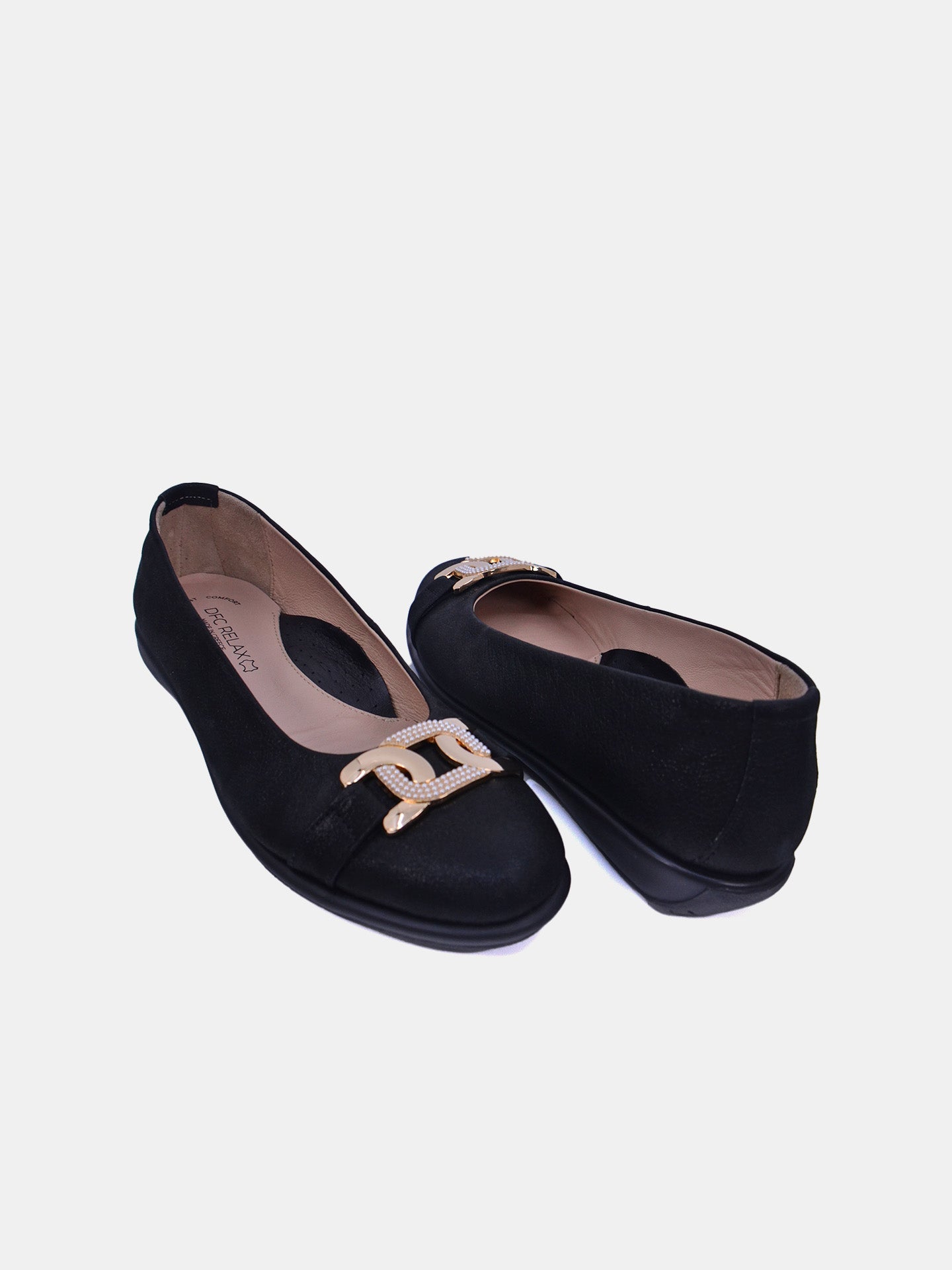 DFC Relax E-1626 Women's Shoes #color_Black