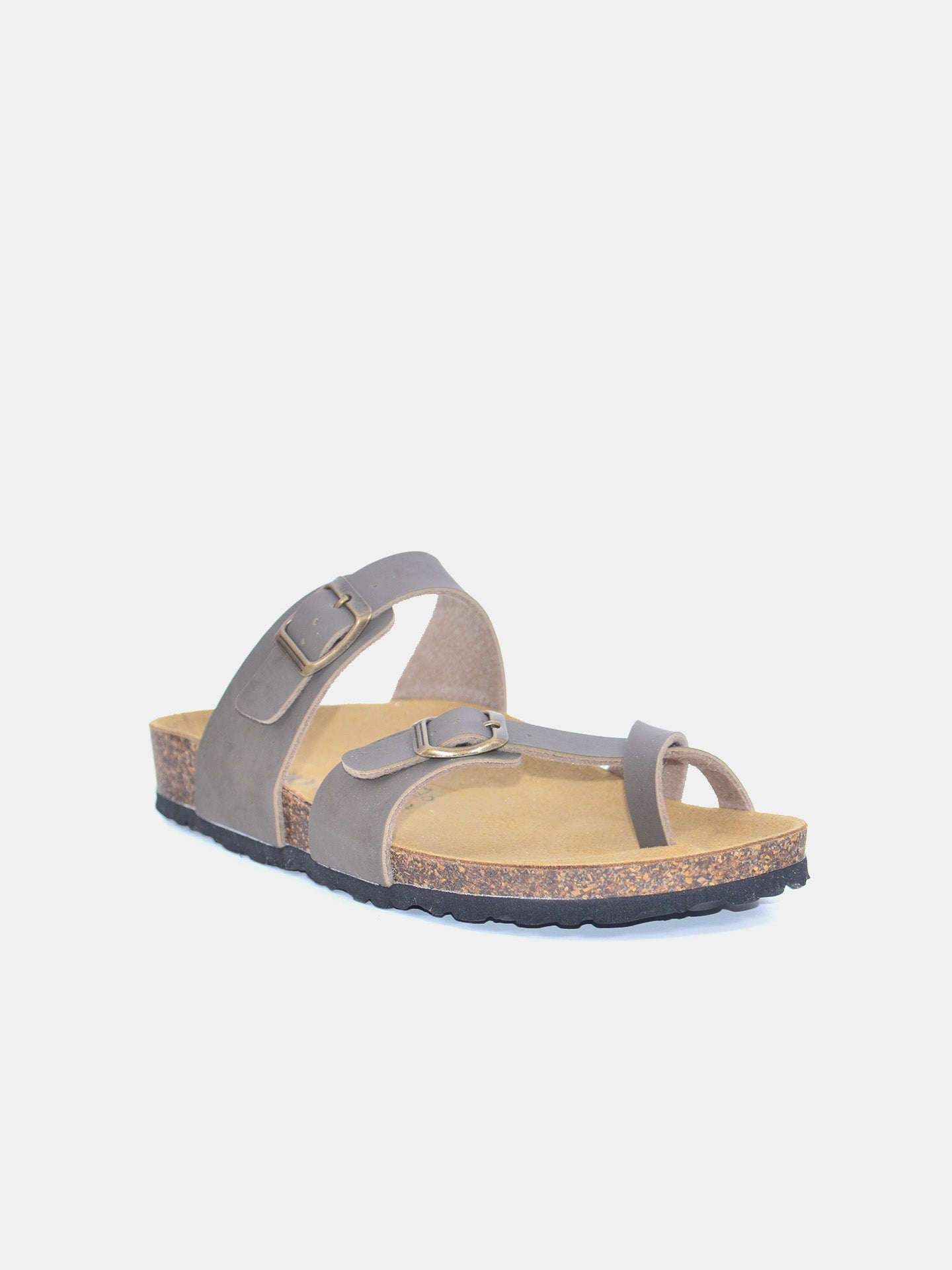 Biochic Men's Toe Type Sandals #color_Brown