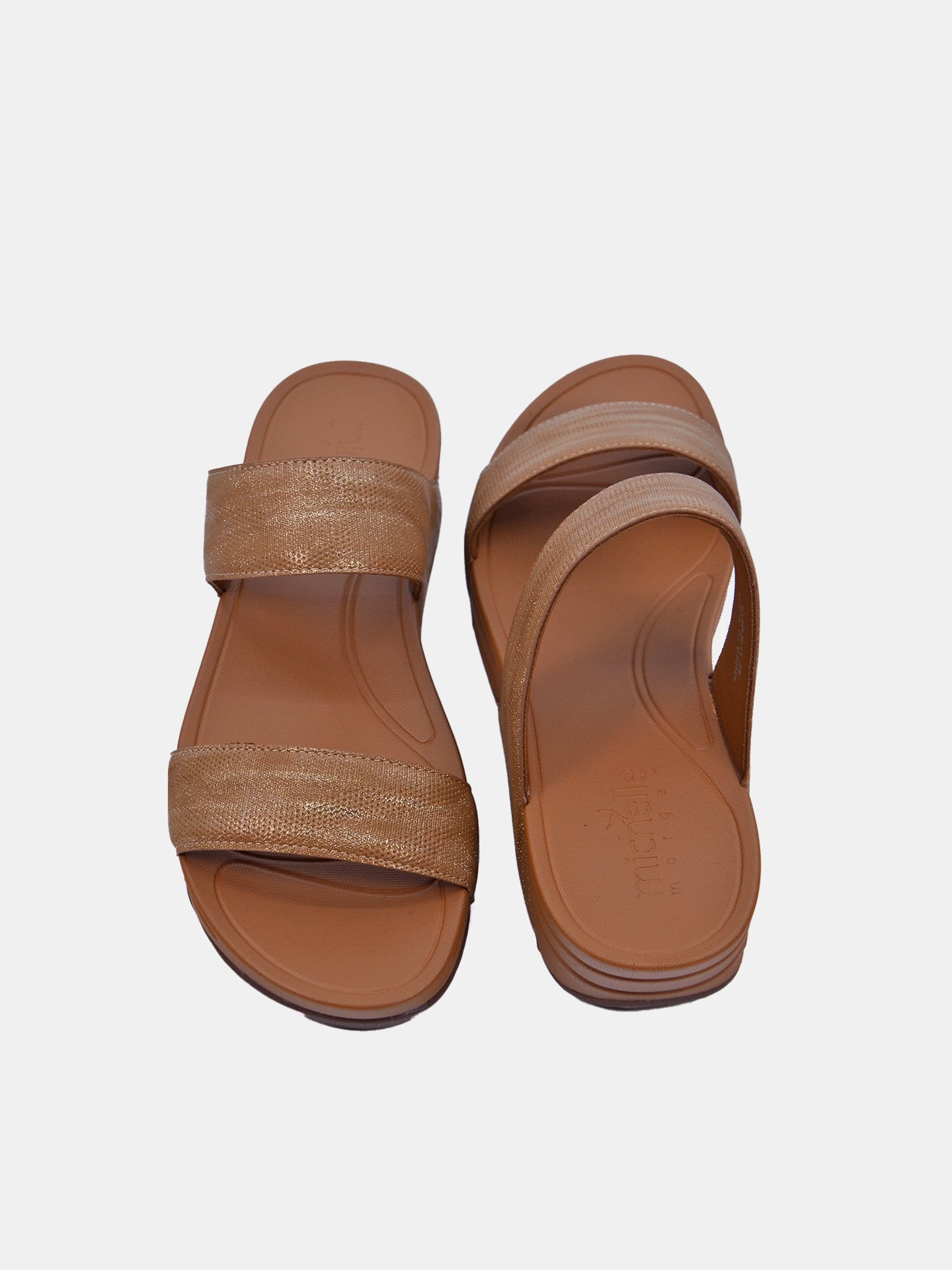 Michelle Morgan 214RJ911 Women's Sandals #color_Tan