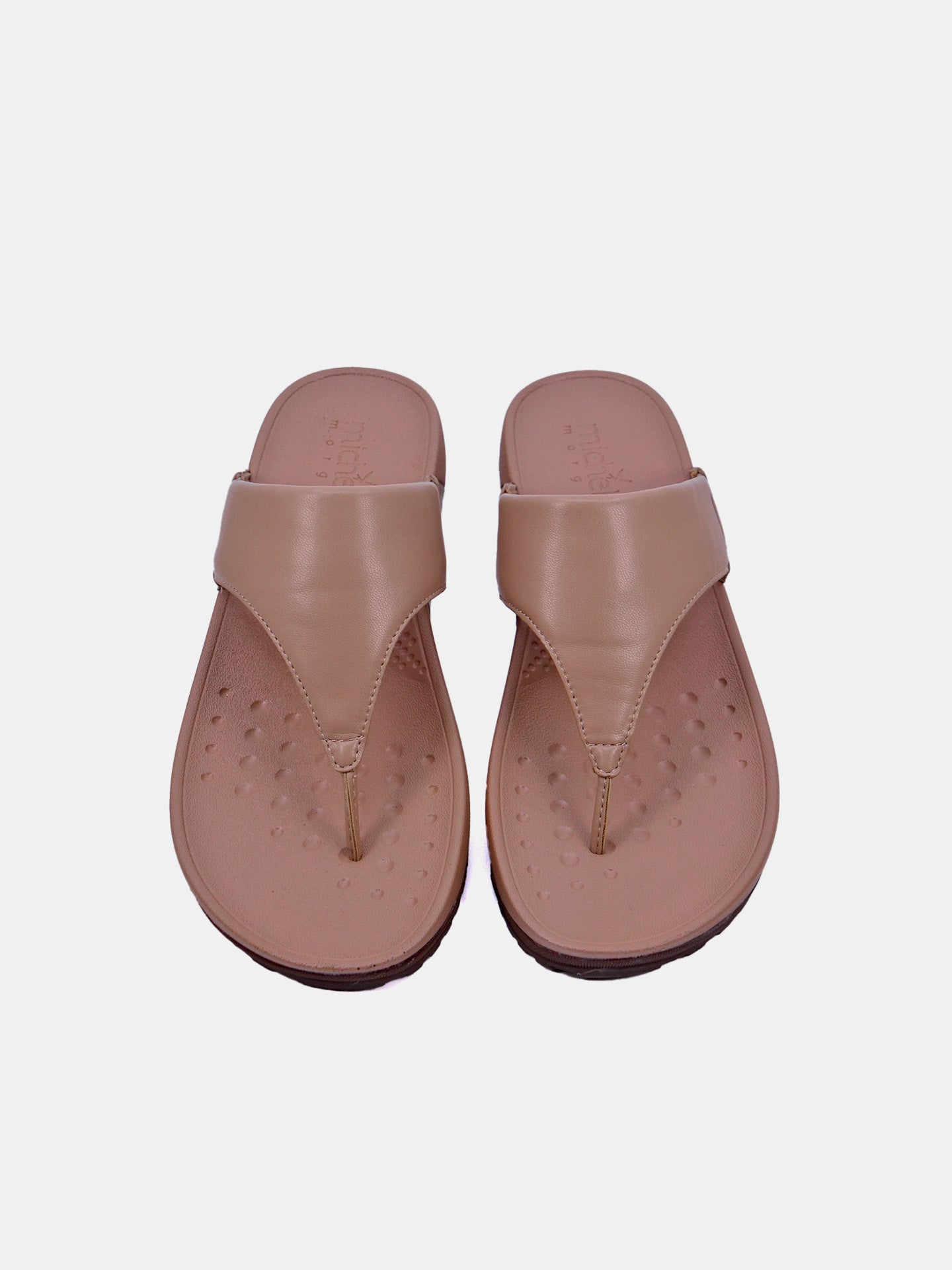 Michelle Morgan 214RJ876 Women's Sandals #color_Beige