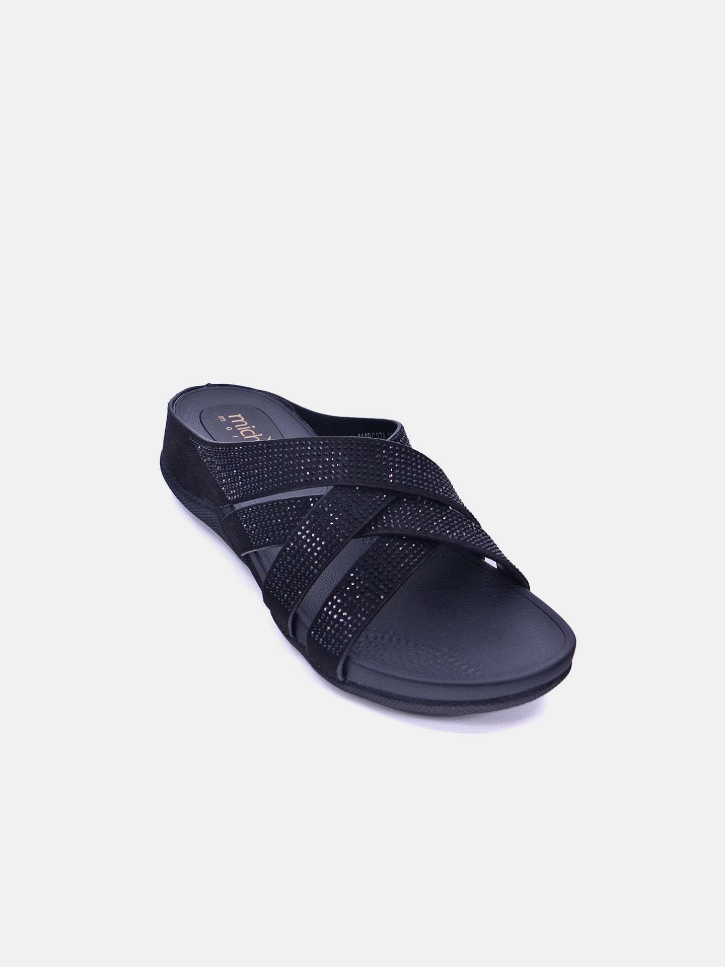 Michelle Morgan 114RC278 Women's Casual Sandals #color_Black
