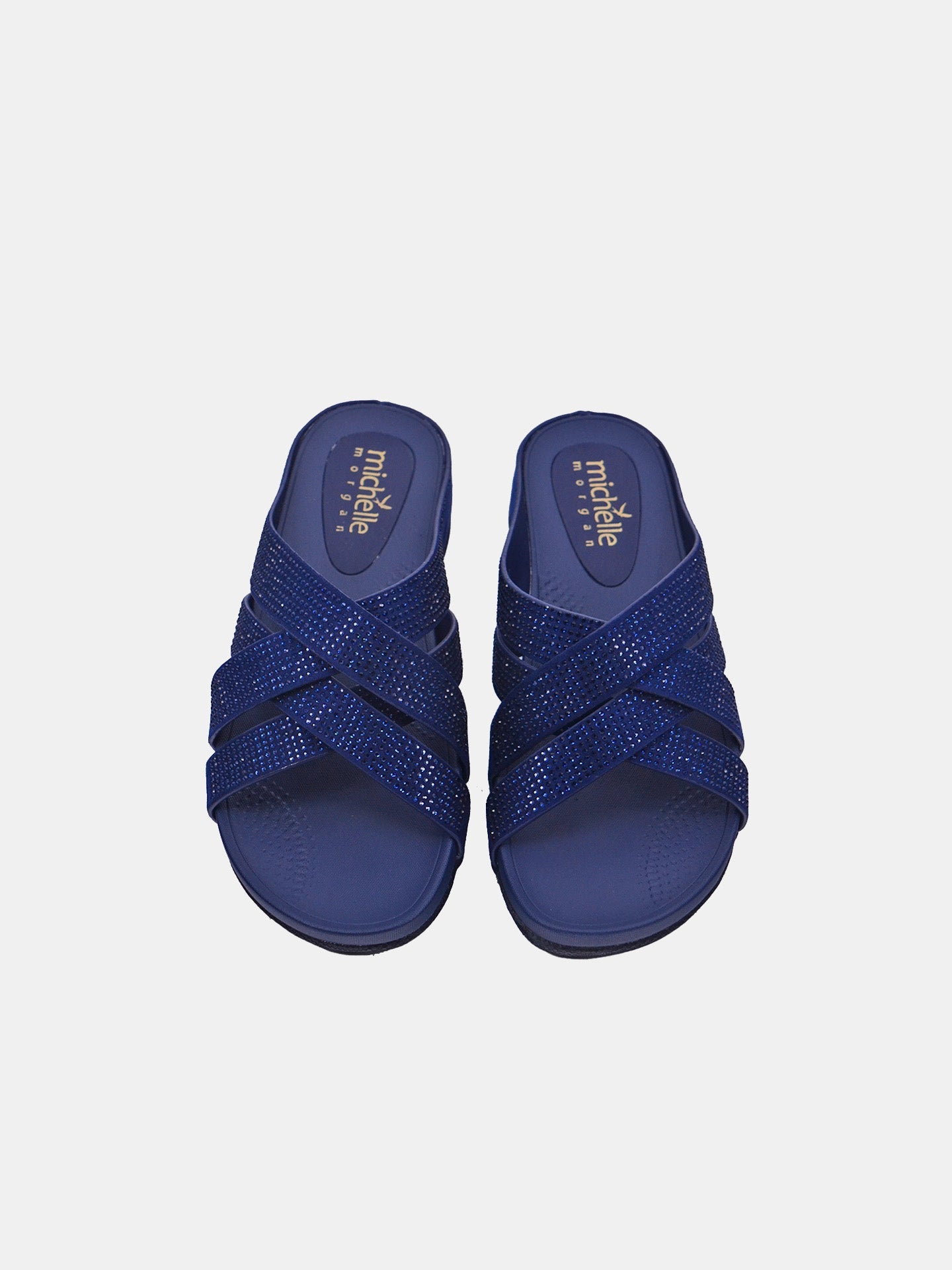 Michelle Morgan 114RC278 Women's Casual Sandals #color_Navy