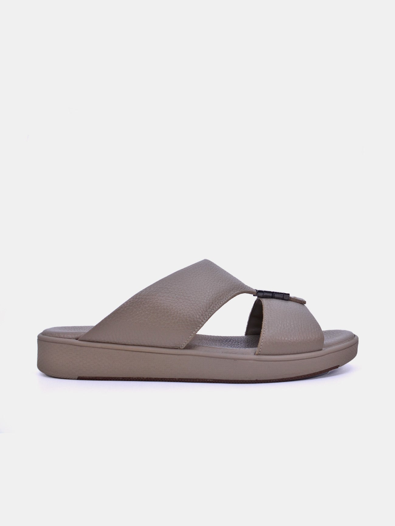 Barjeel Uno SP1-012 Men's Arabic Sandals #color_Beige