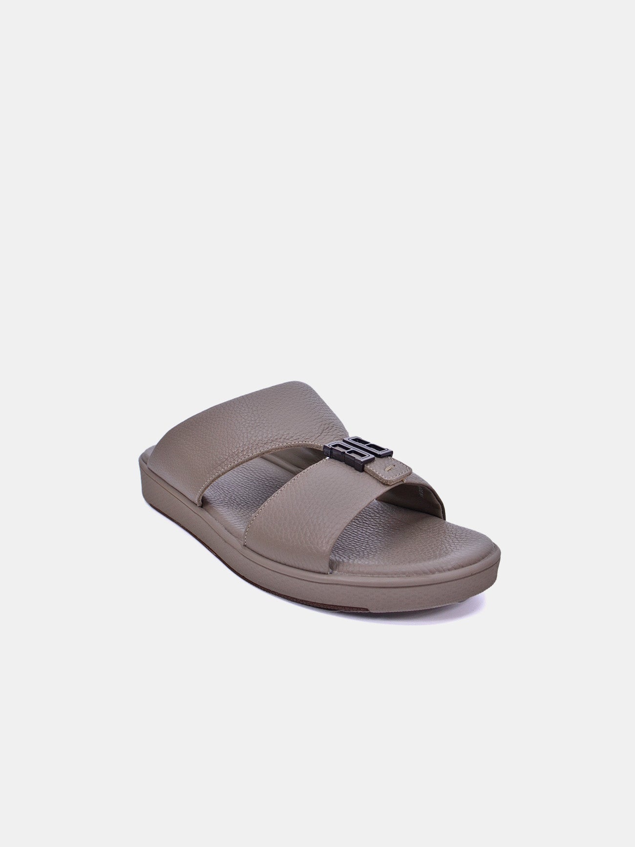 Barjeel Uno SP1-012 Men's Arabic Sandals #color_Beige