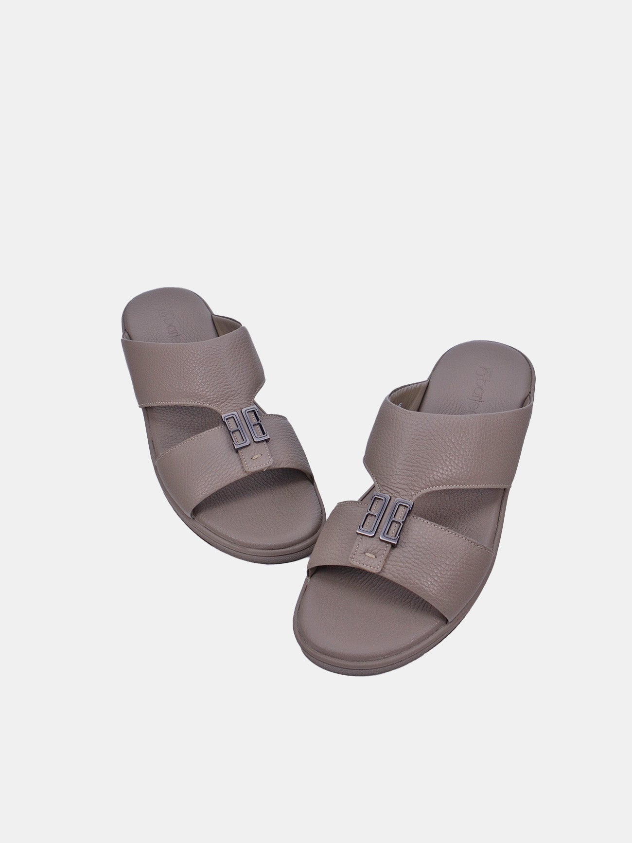 Barjeel Uno SP1-012 Men's Arabic Sandals #color_Beige