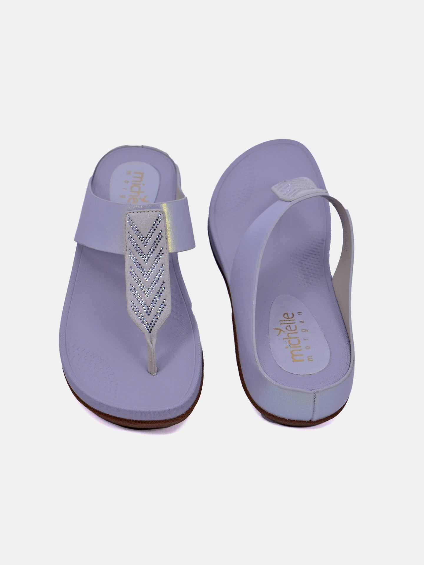 Michelle Morgan 114RC275 Women's Sandals #color_Silver