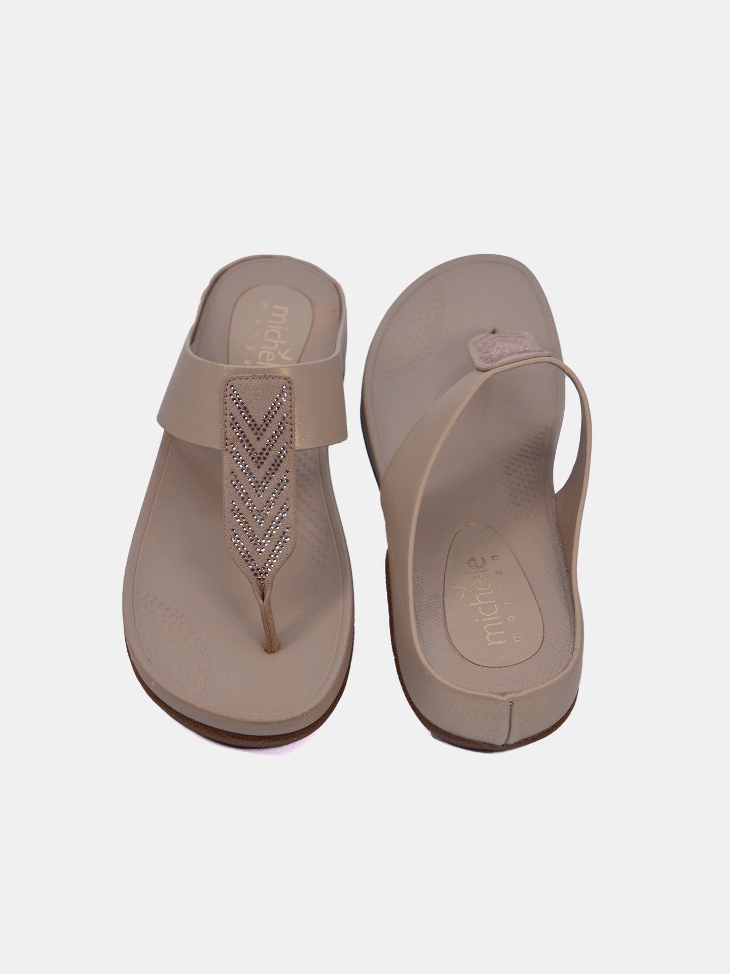 Michelle Morgan 114RC275 Women's Sandals #color_Beige