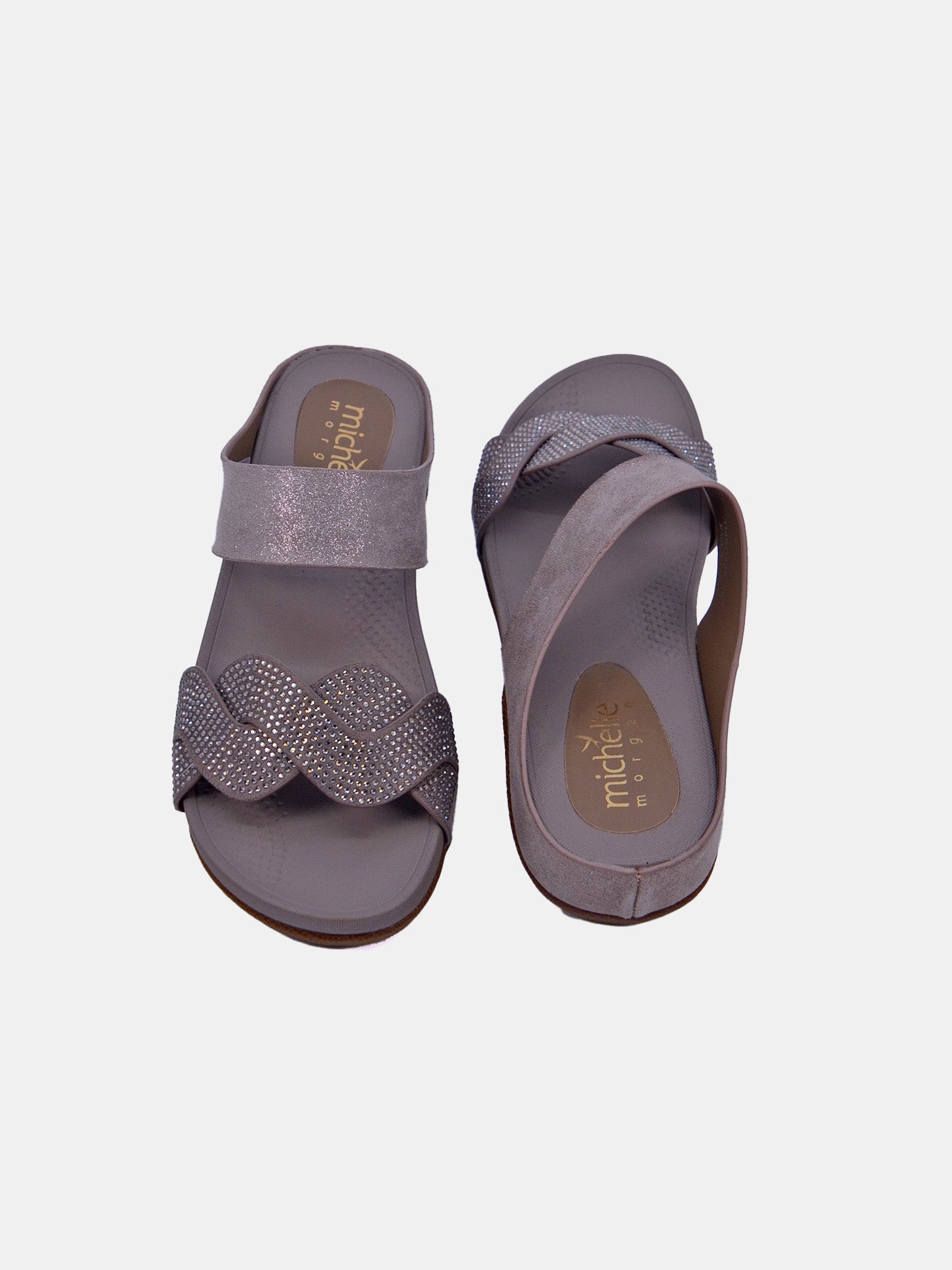 Michelle Morgan 114RC277 Women's Sandals #color_Beige