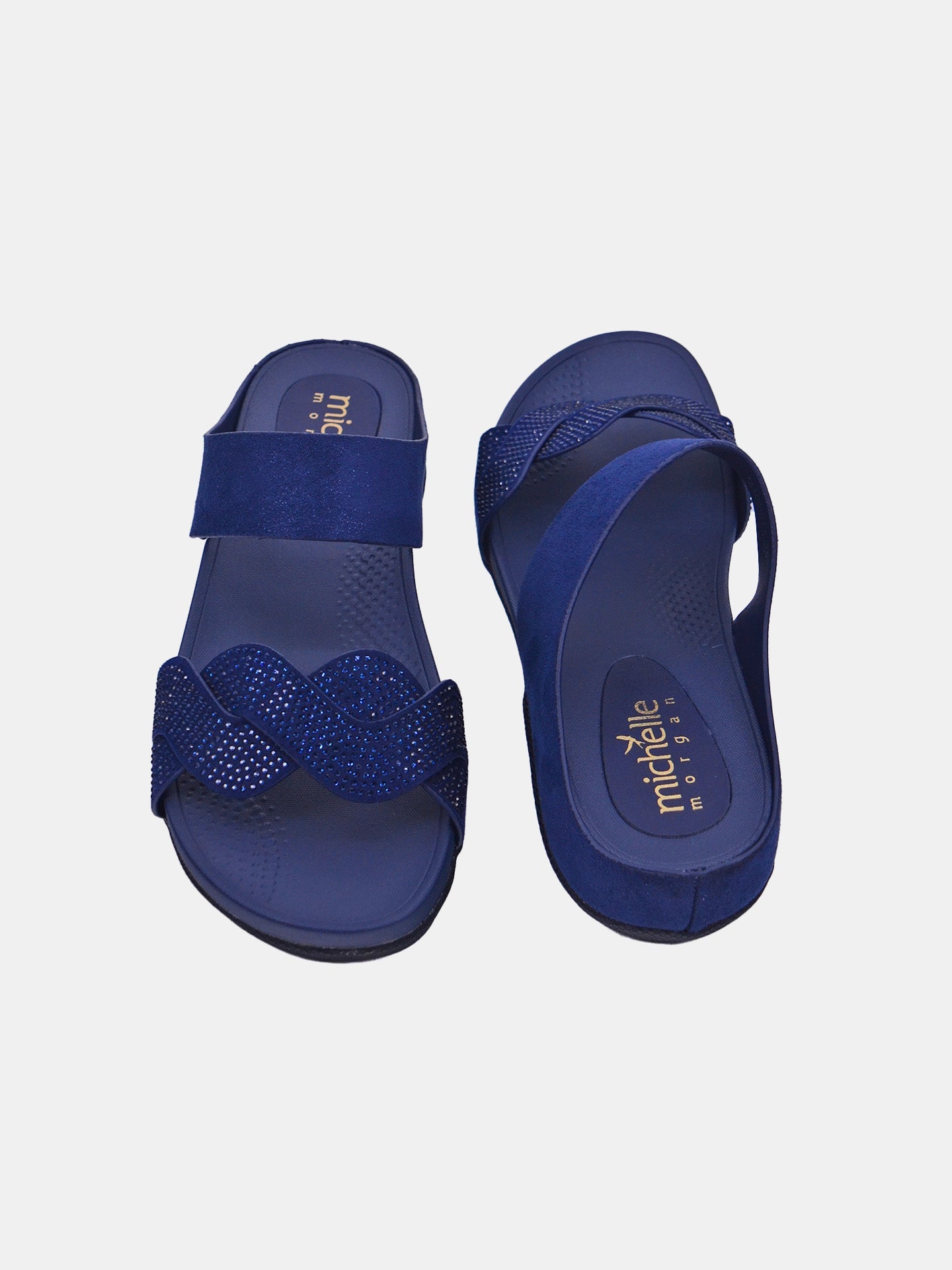 Michelle Morgan 114RC277 Women's Sandals #color_Navy