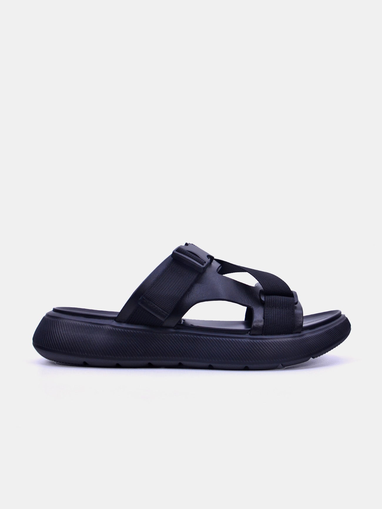 Barjeel Uno 9182-13 Men's Sandals #color_Black