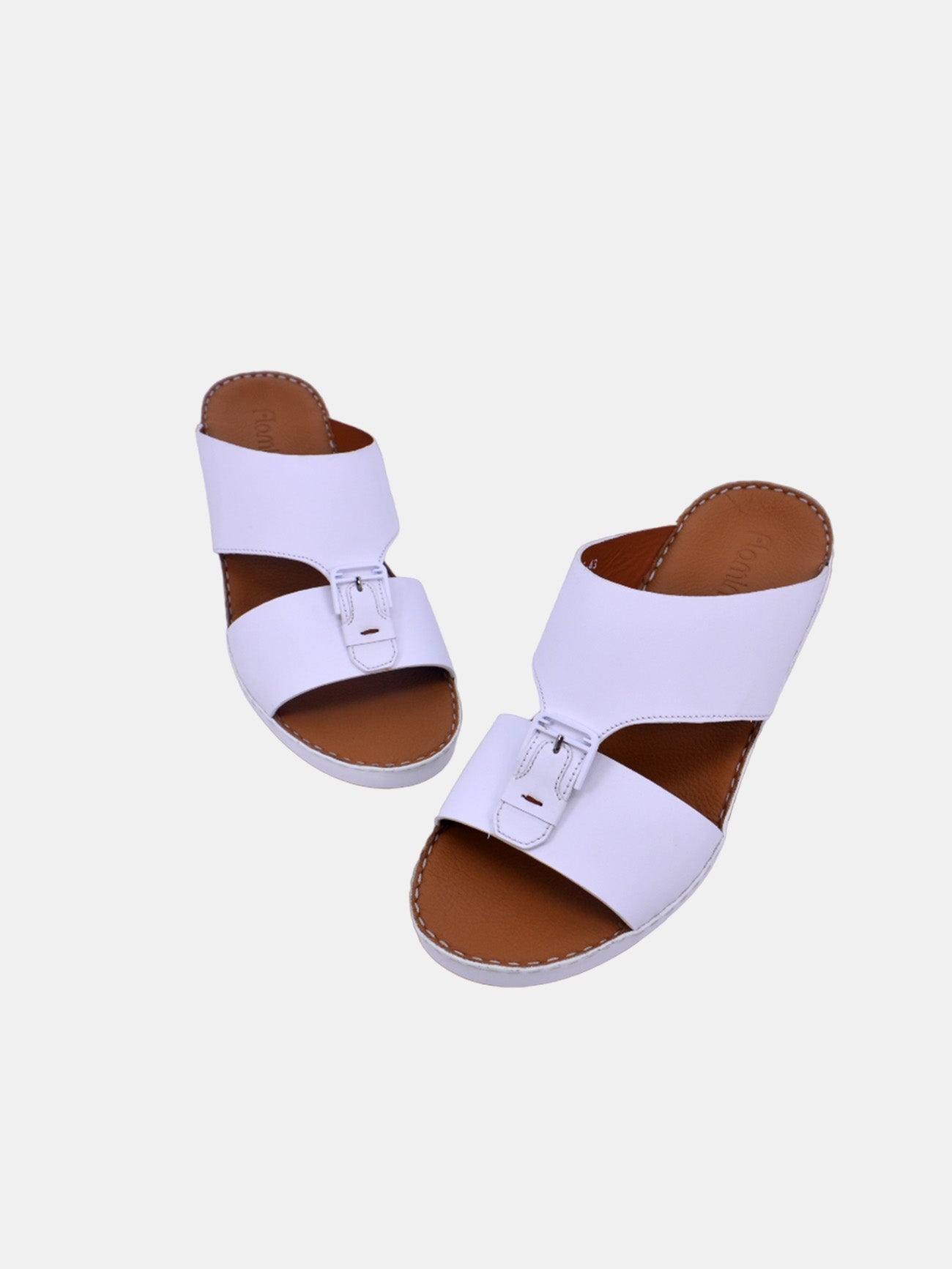Flamingo FS-1-95 Men's Arabic Sandals #color_White