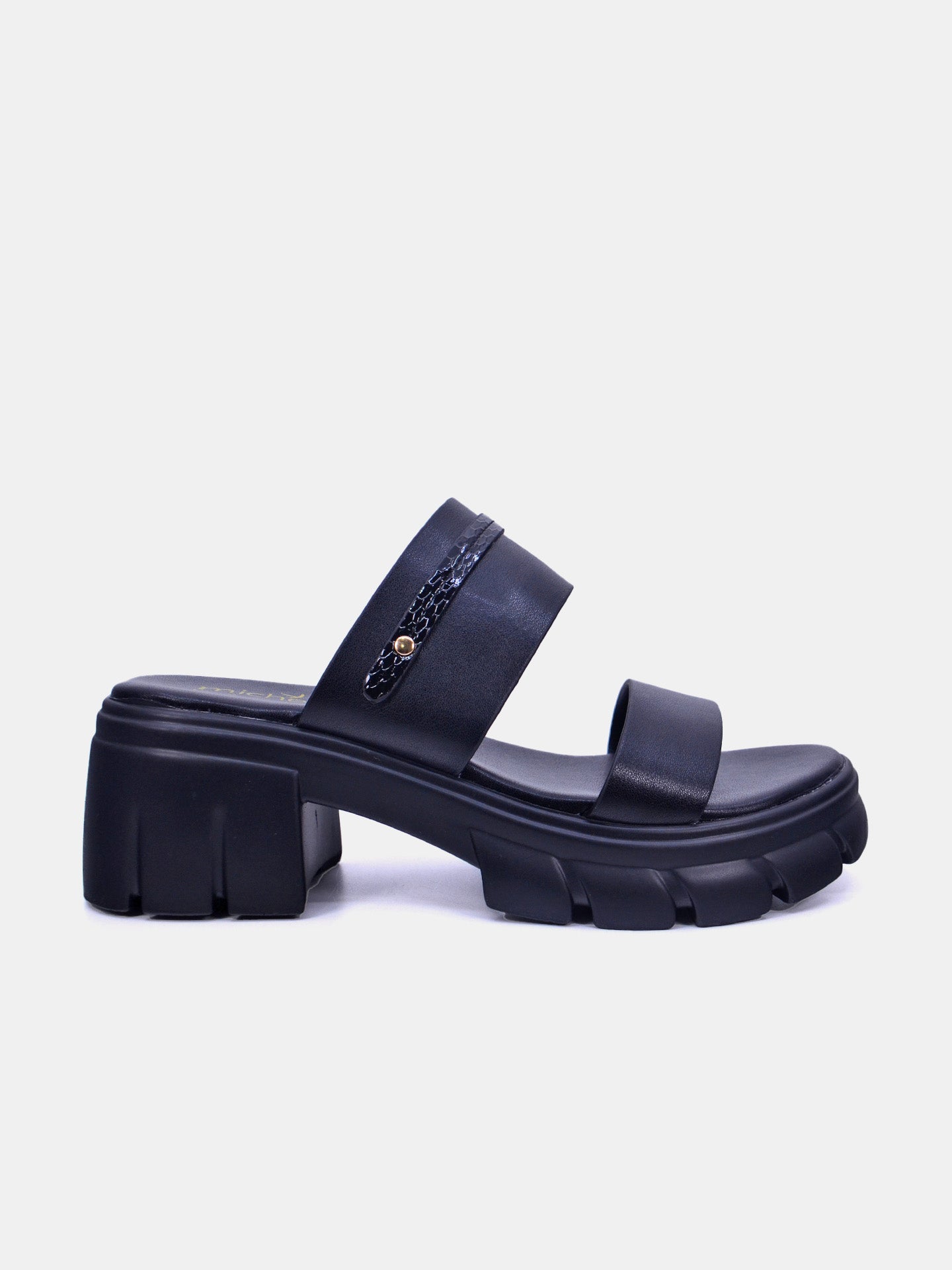 Michelle Morgan 214RJ635 Women's Sandals #color_Black