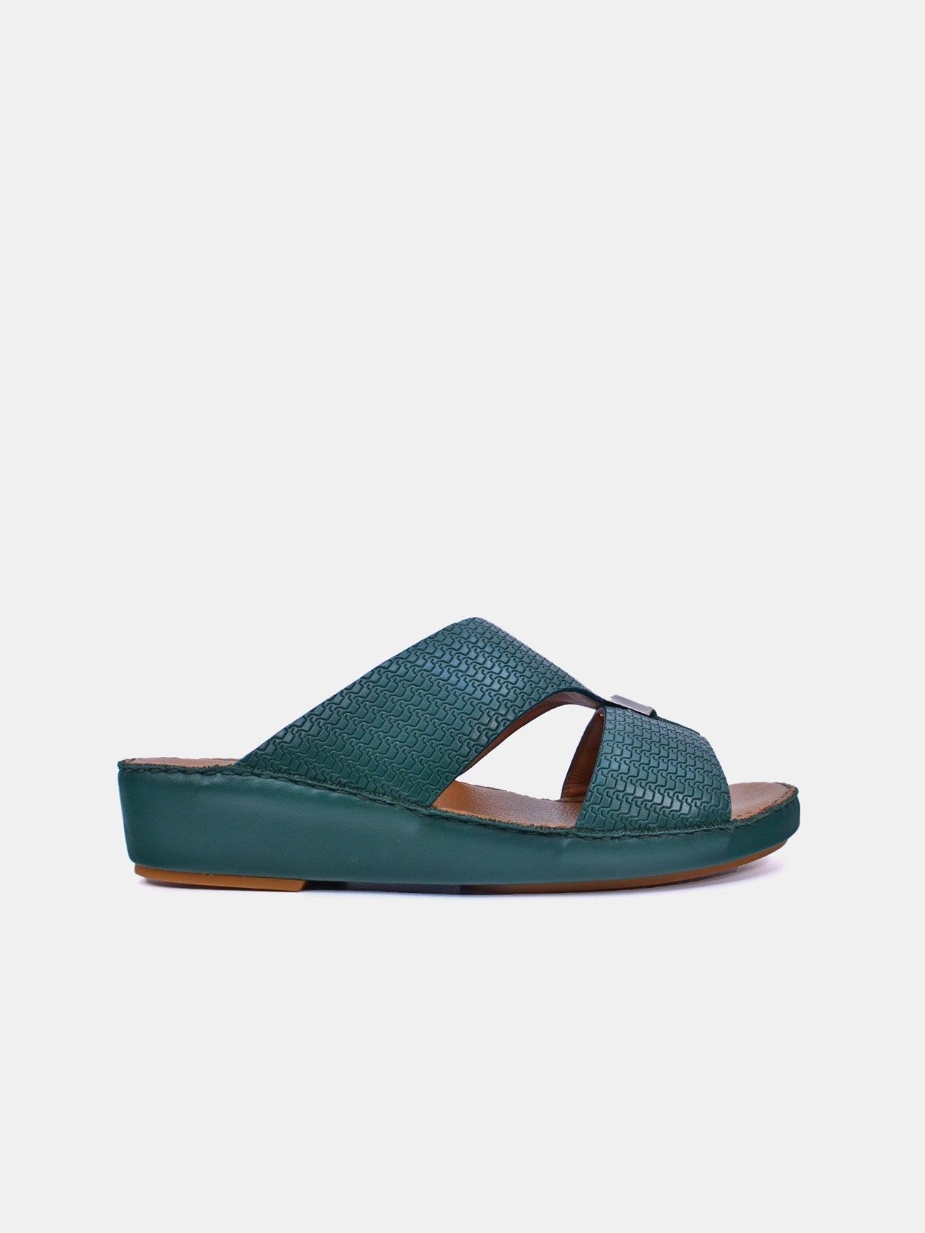 Barjeel Uno BSP1-54 Boys Arabic Sandals #color_Green