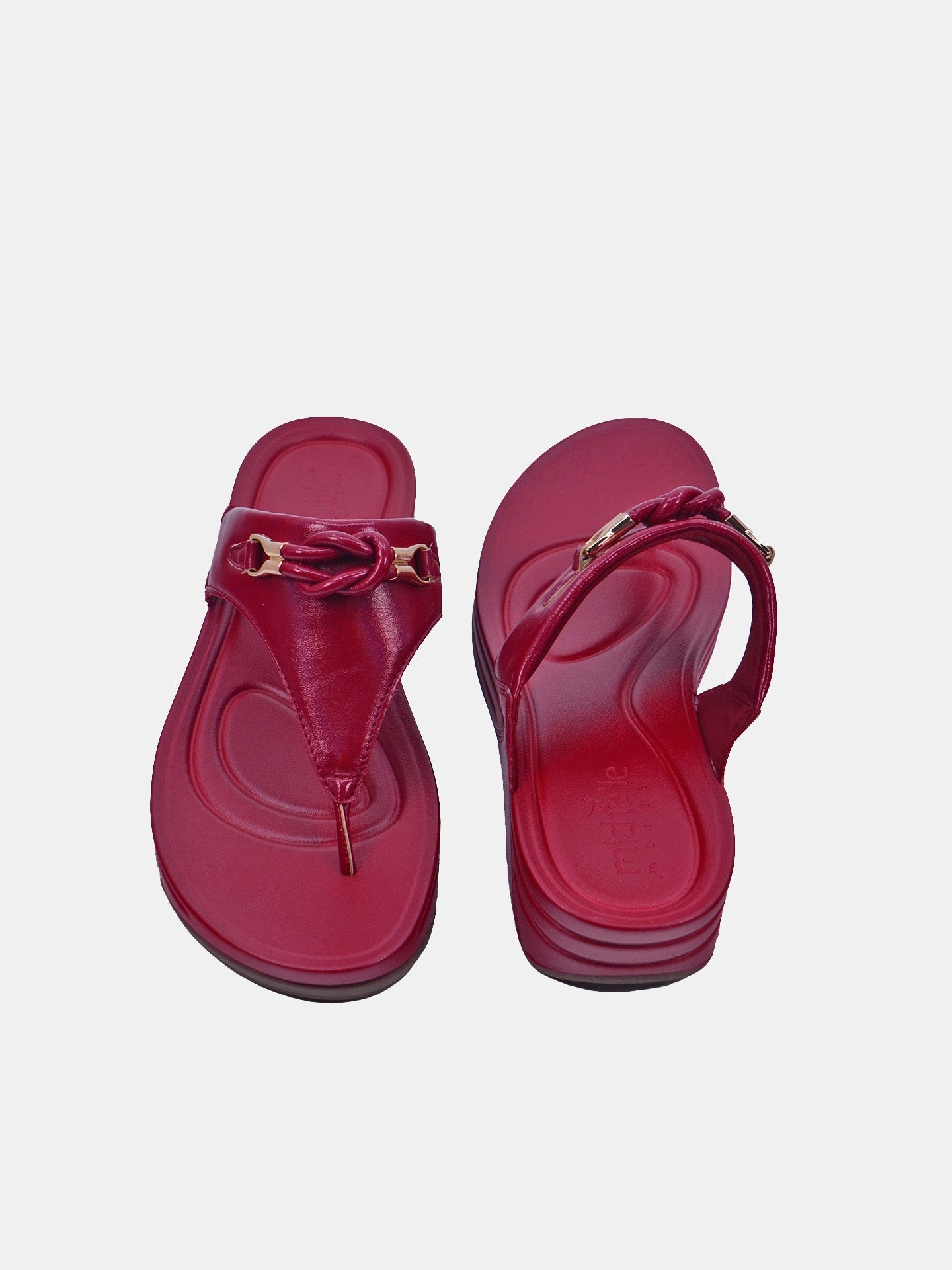 Michelle Morgan 214RJ673 Women's Sandals #color_Maroon