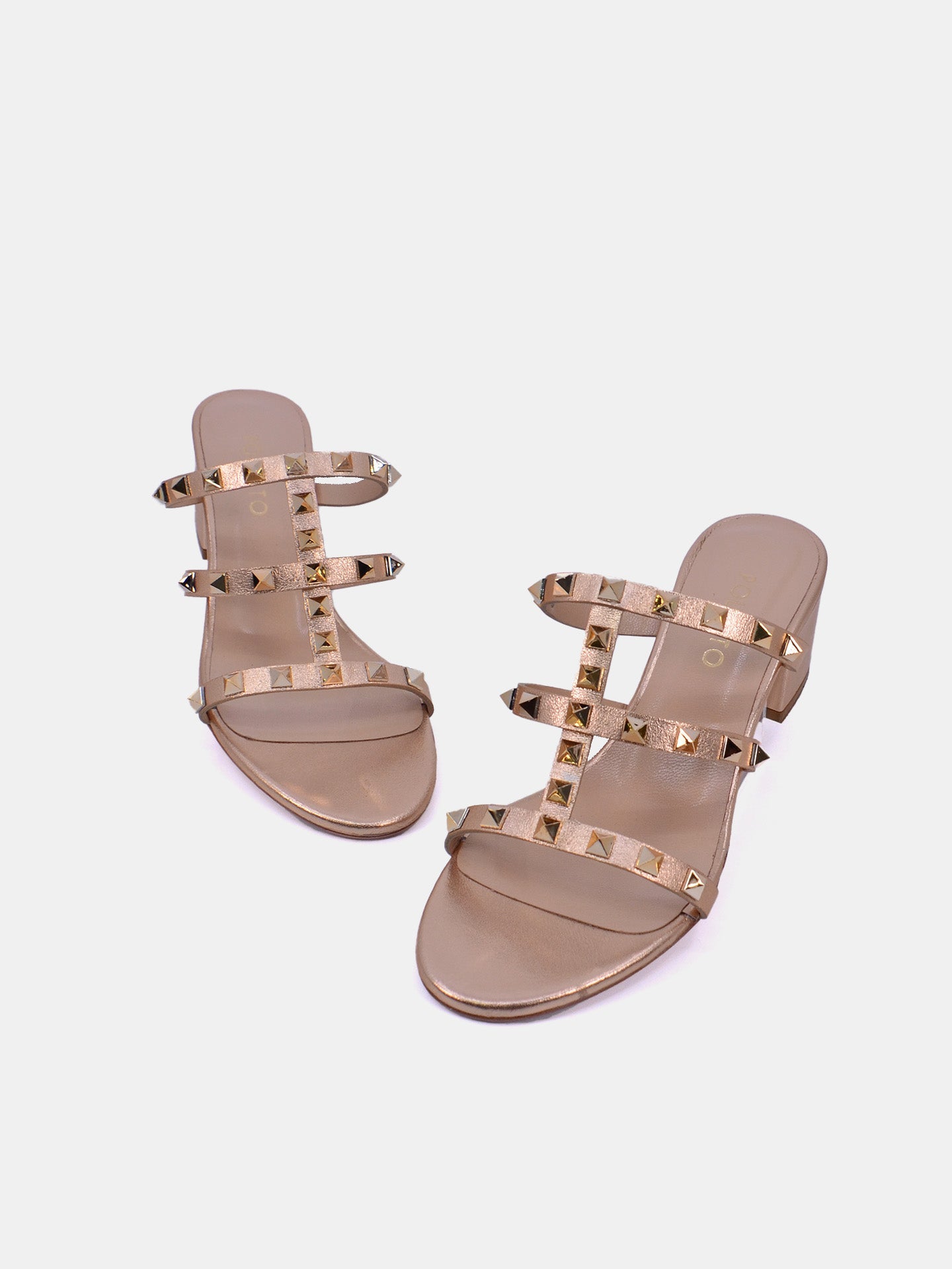 Poletto 16984 Women's Heeled Sandals #color_Brown