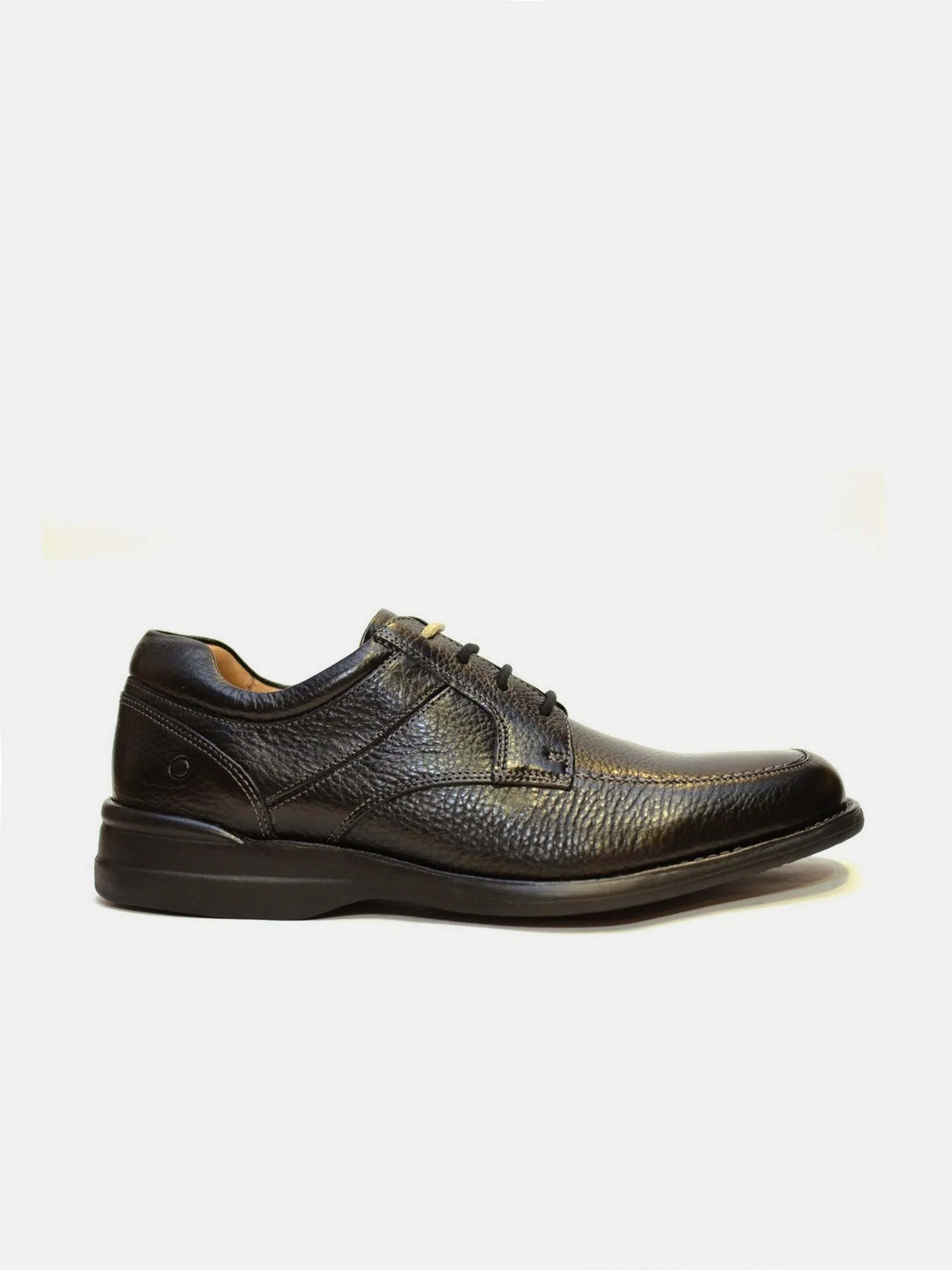 Democrata Men's Smart Comfort Casual Shoes #color_Black