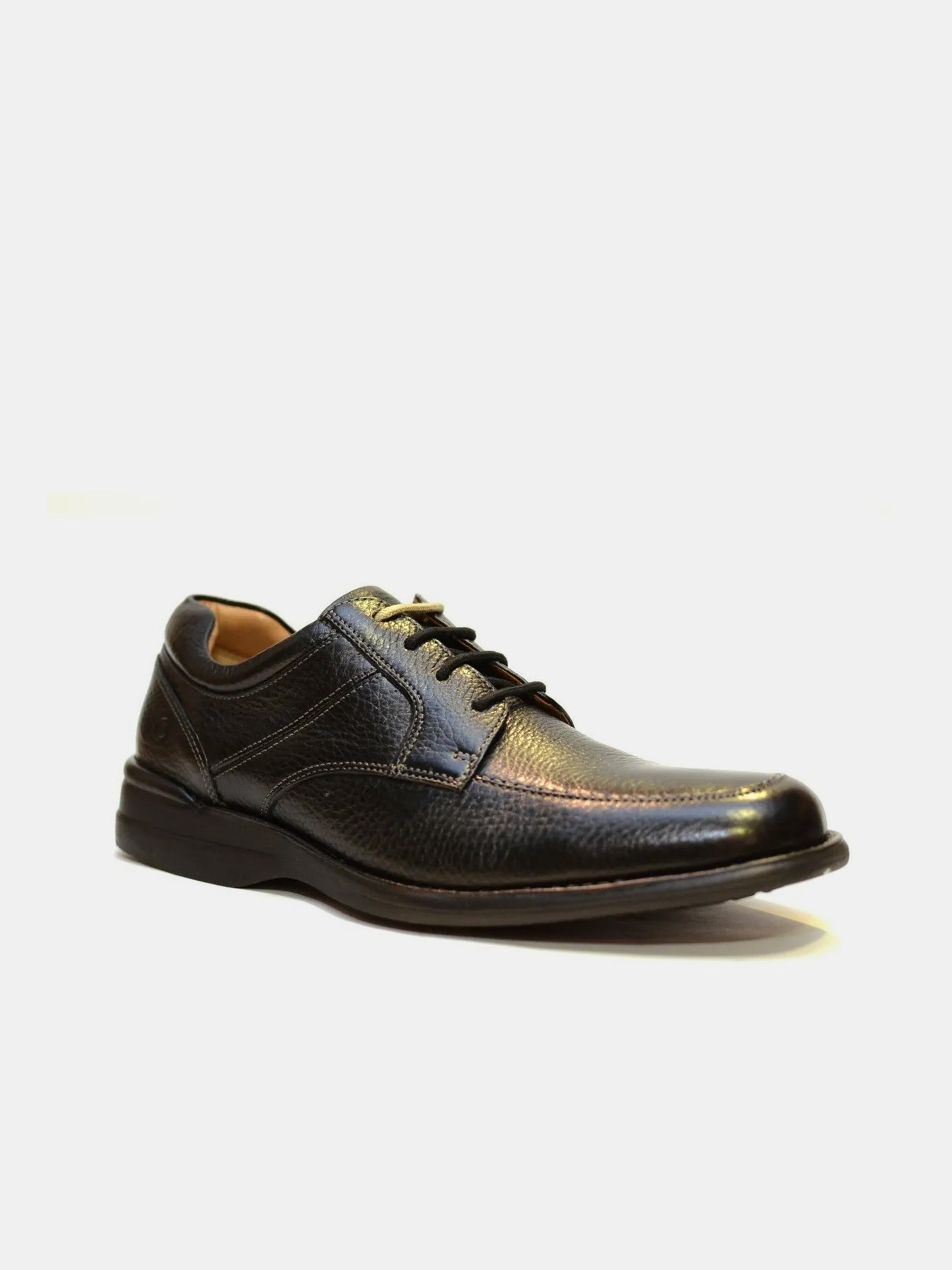 Democrata Men's Smart Comfort Casual Shoes #color_Black