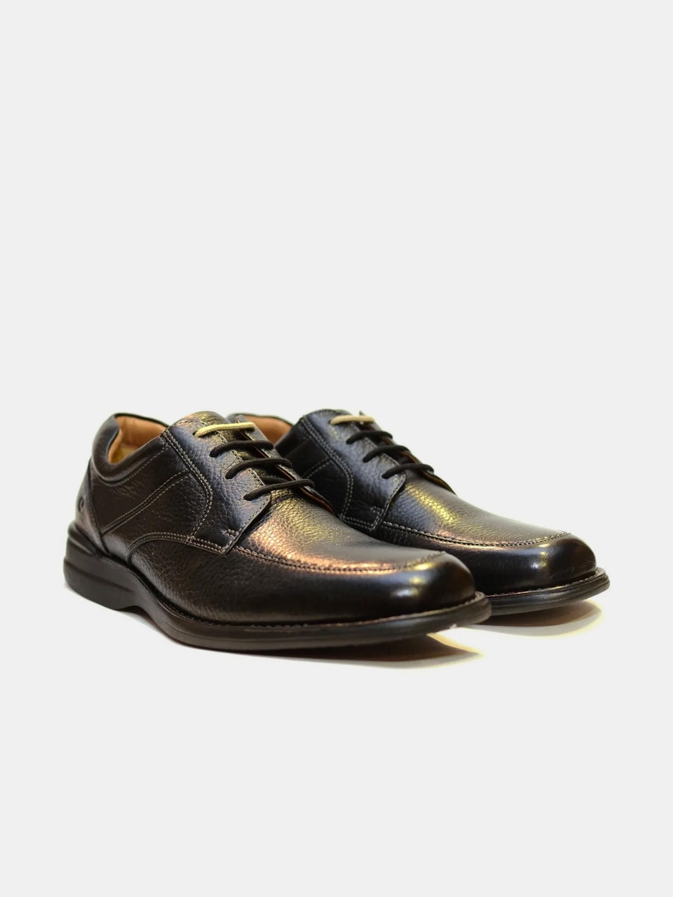 Democrata Men's Smart Comfort Casual Shoes #color_Black