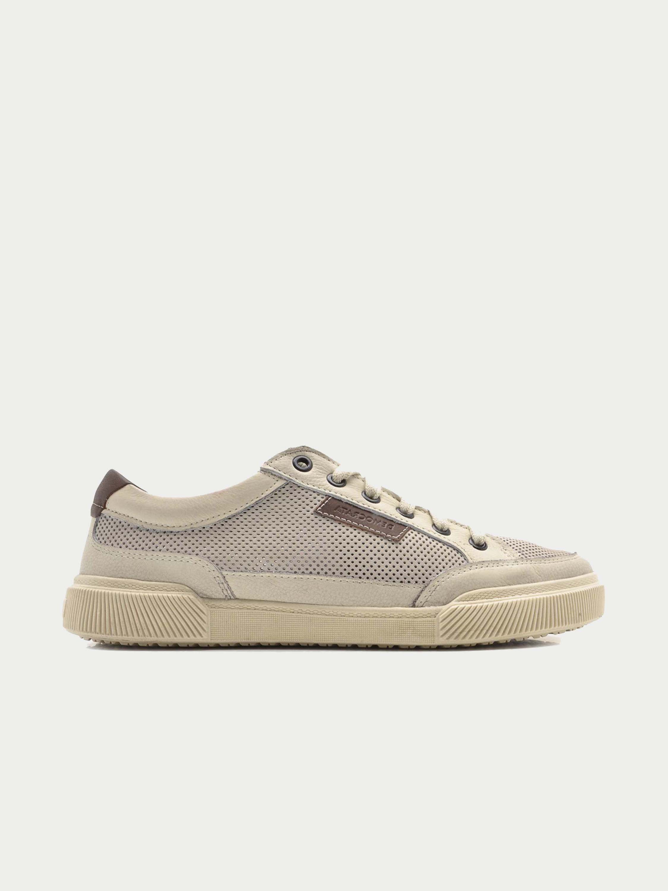 Democrata Cooper Denim Men's Lace Up Shoes #color_Gray