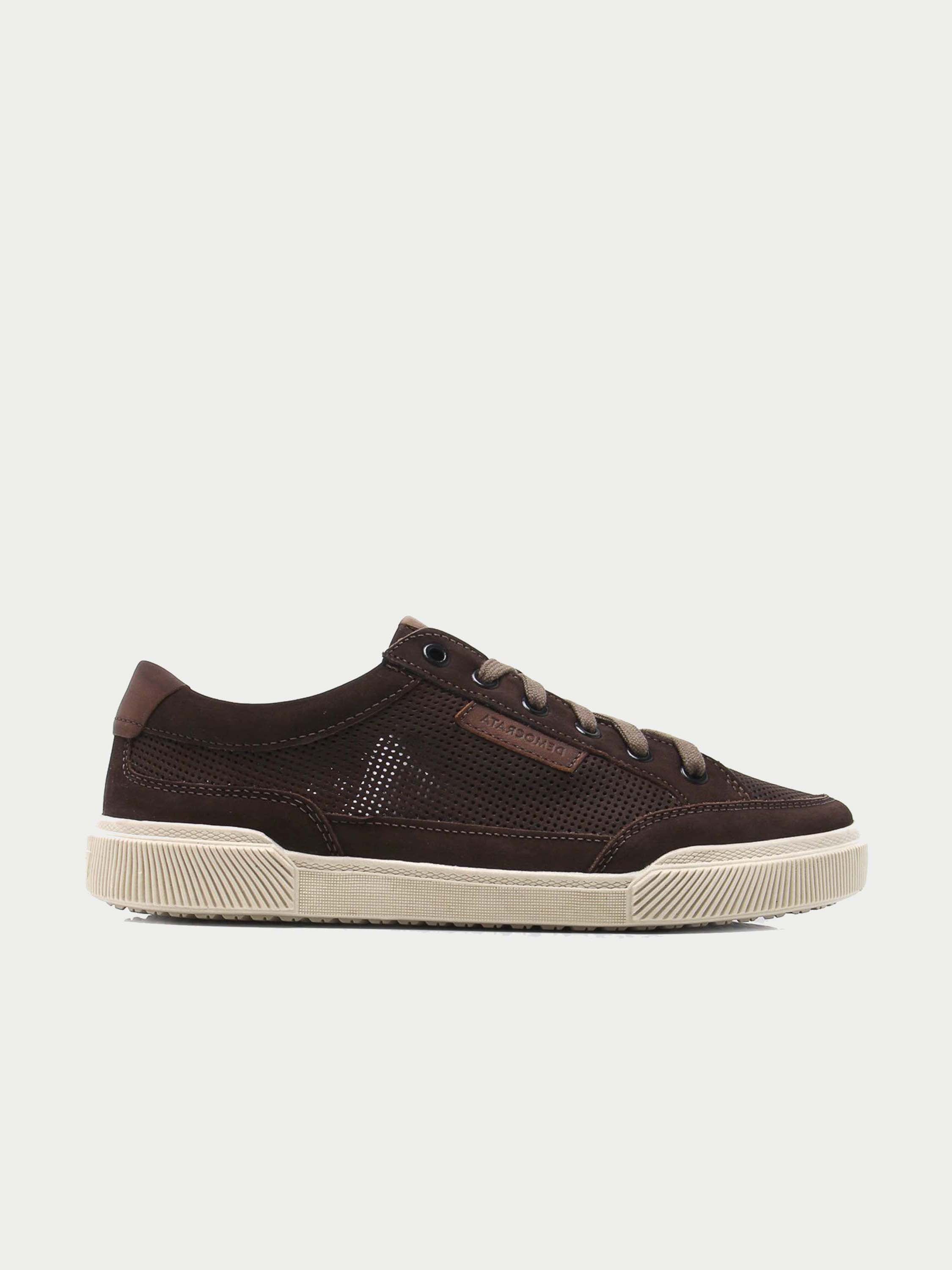 Democrata Cooper Denim Men's Lace Up Shoes #color_Brown