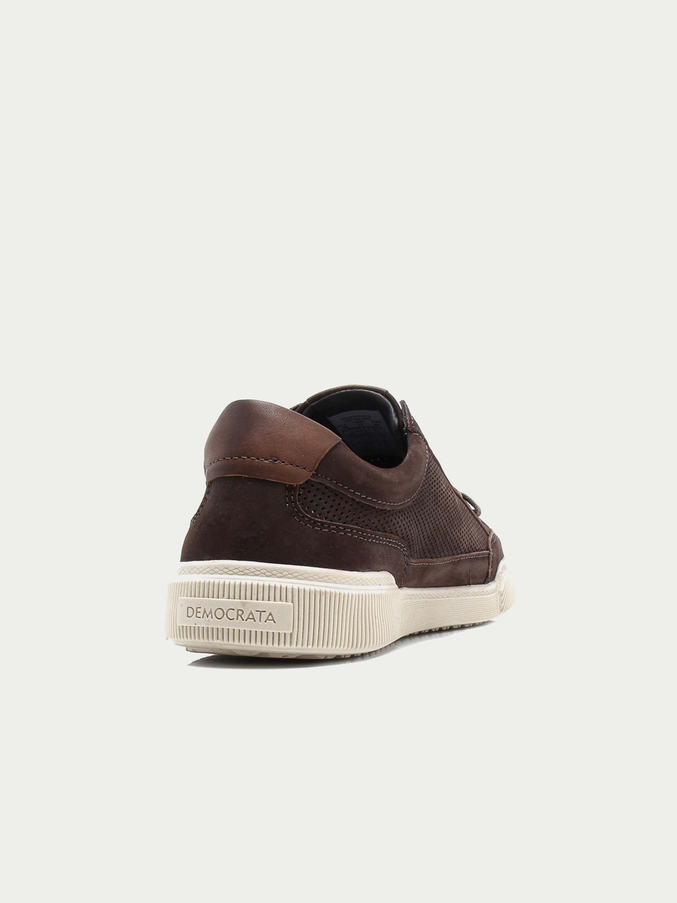 Democrata Cooper Denim Men's Lace Up Shoes #color_Brown