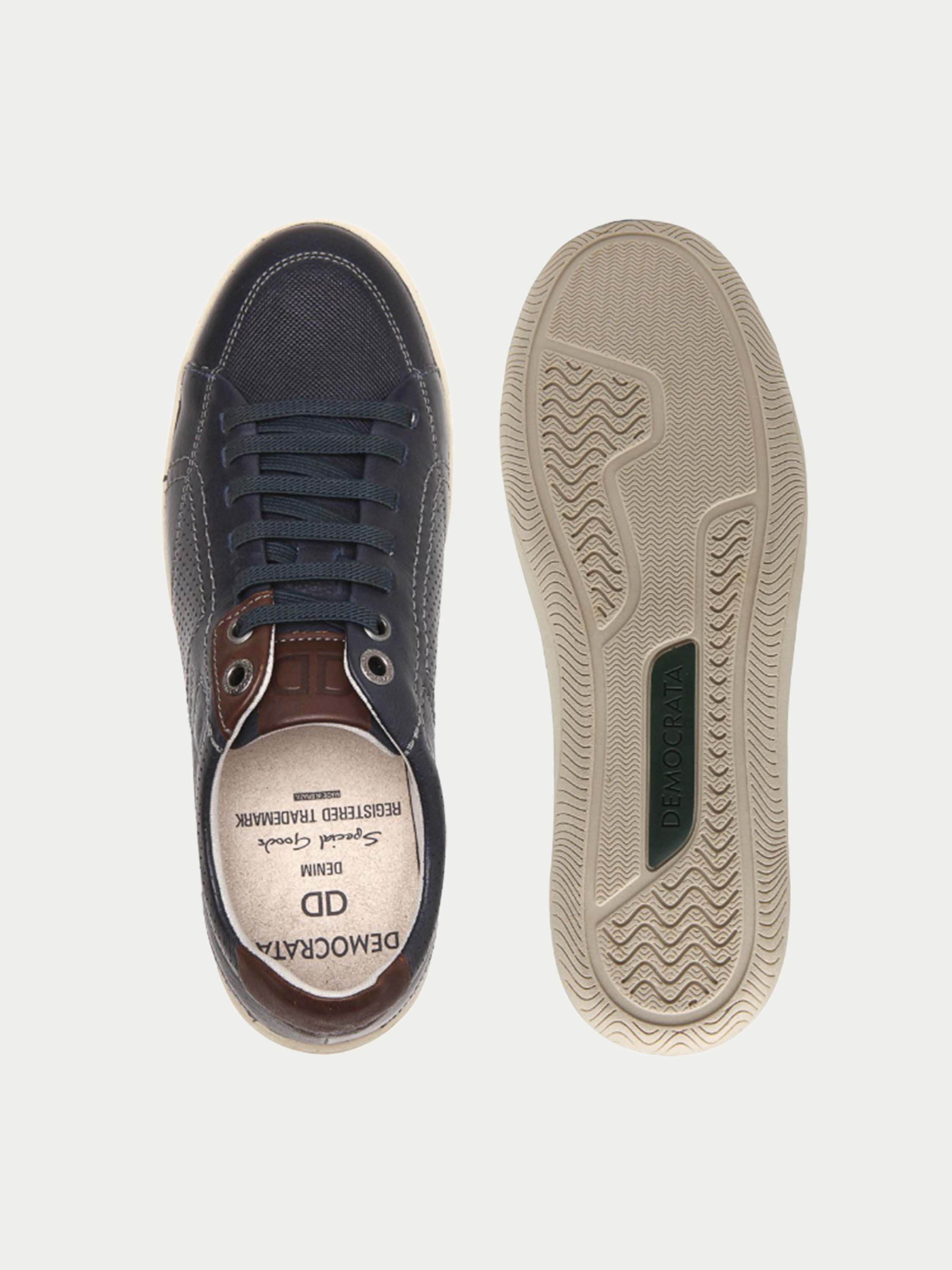 Democrata Move Men's Lace Up Shoes #color_Blue