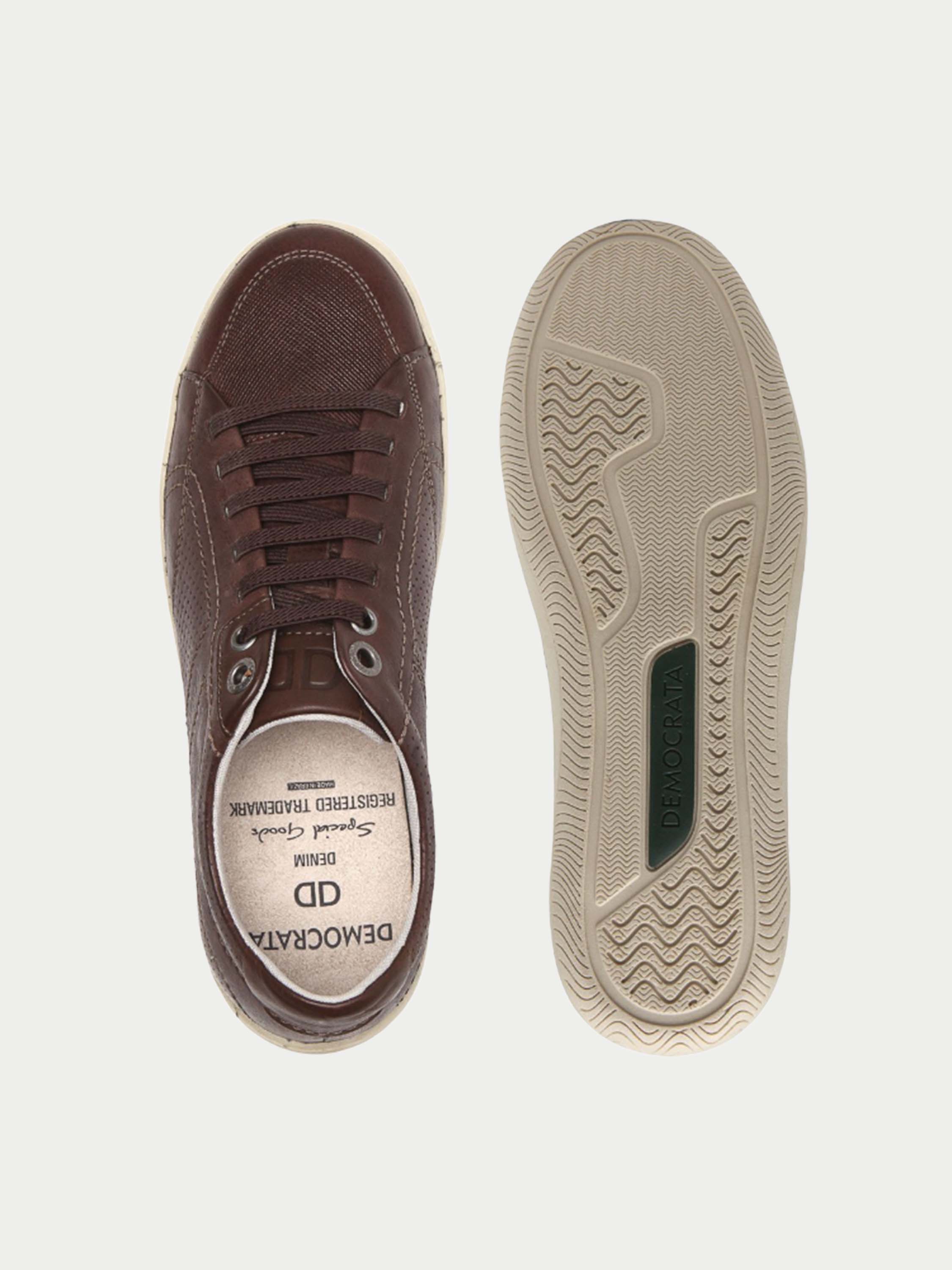 Democrata Move Men's Lace Up Shoes #color_Brown