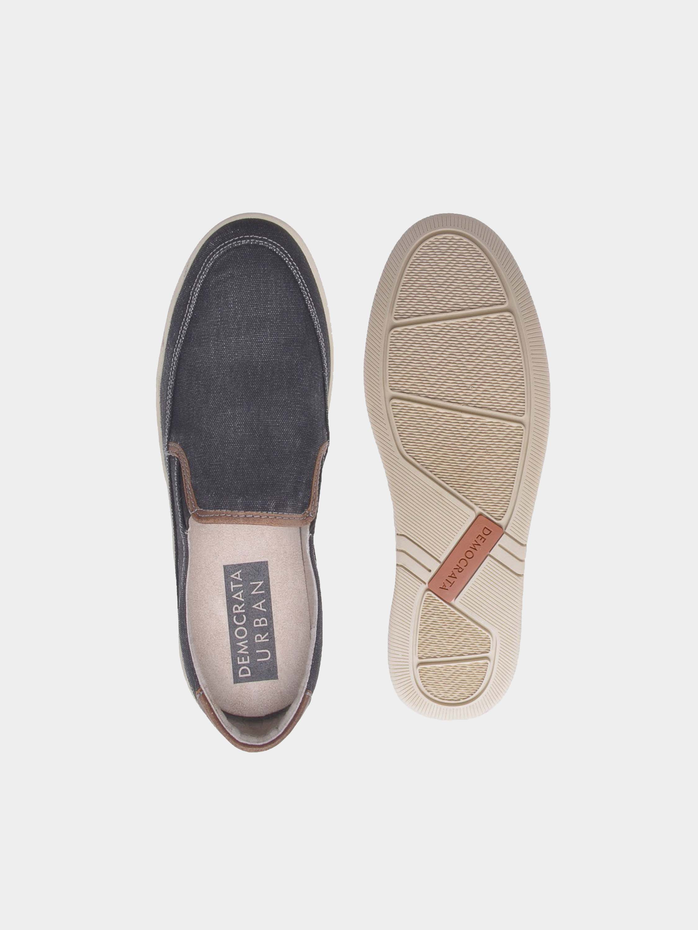 Democrata Skip Men's Slip On Shoes #color_Black