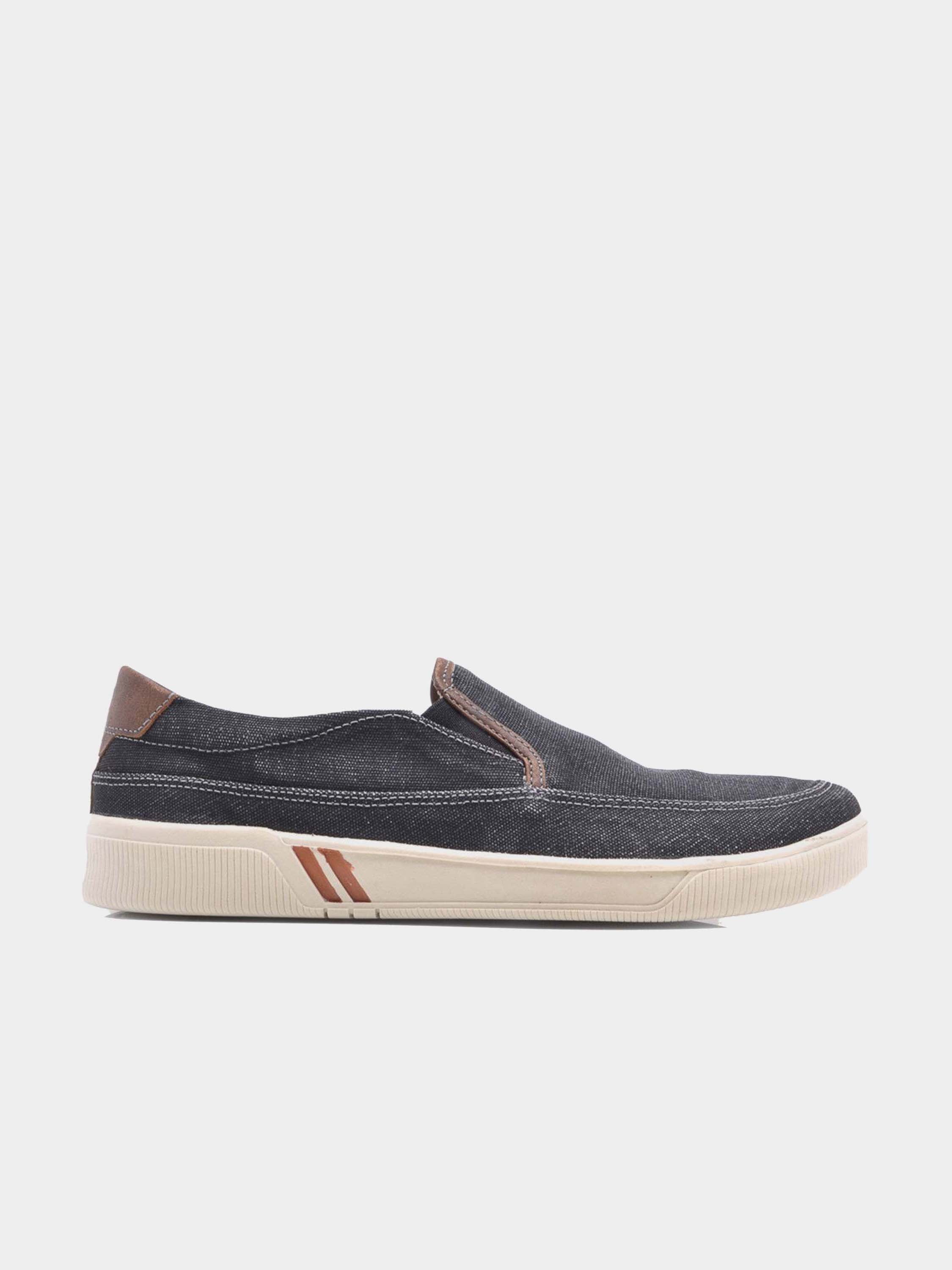 Democrata Skip Men's Slip On Shoes #color_Black
