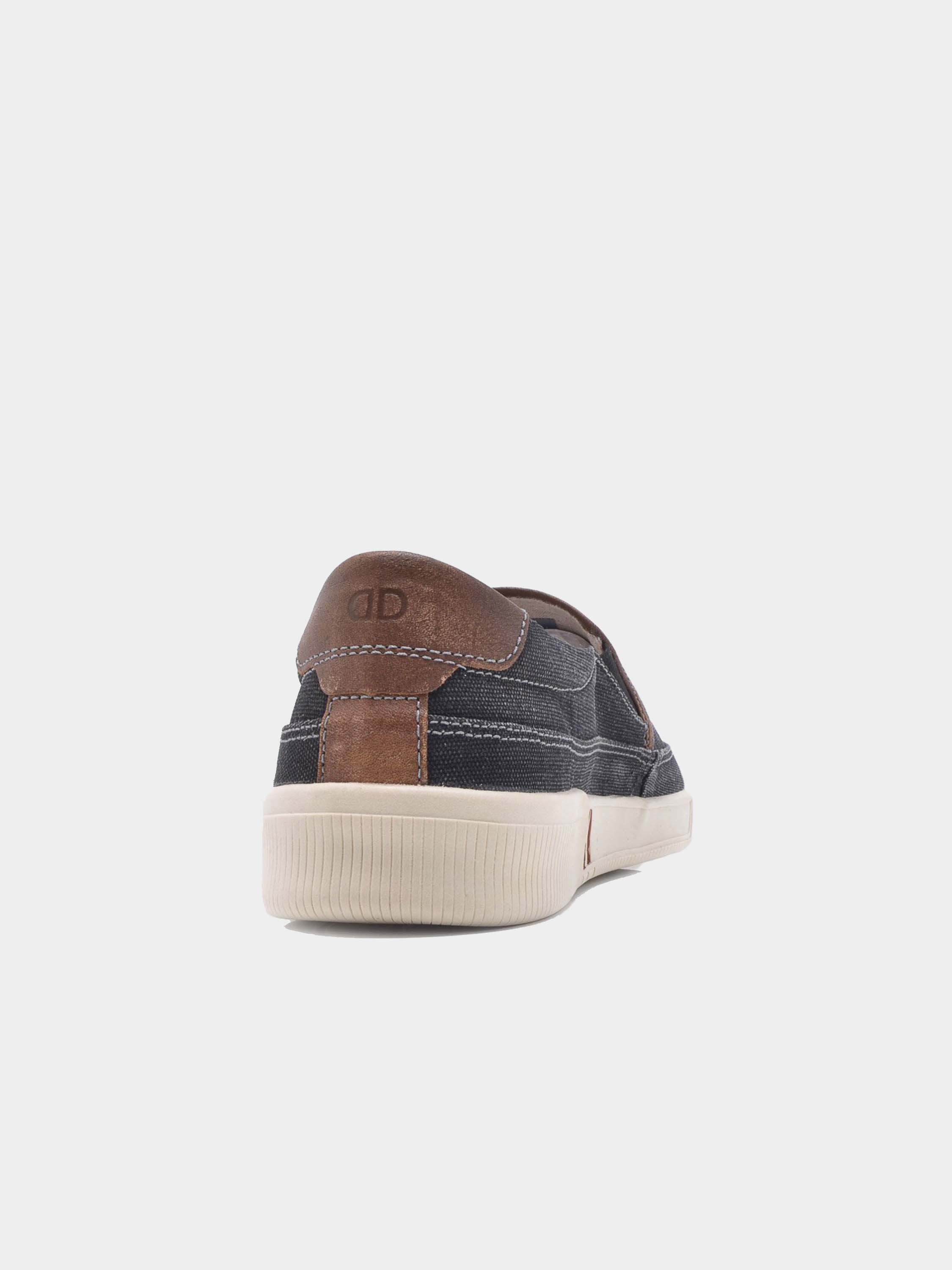 Democrata Skip Men's Slip On Shoes #color_Black