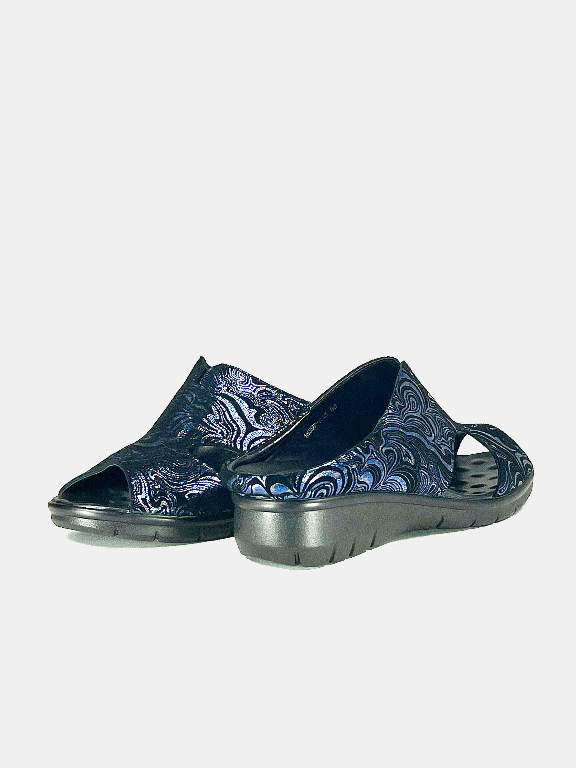 Michelle Morgan 18397-A15 Women's Flat Sandals #color_Blue