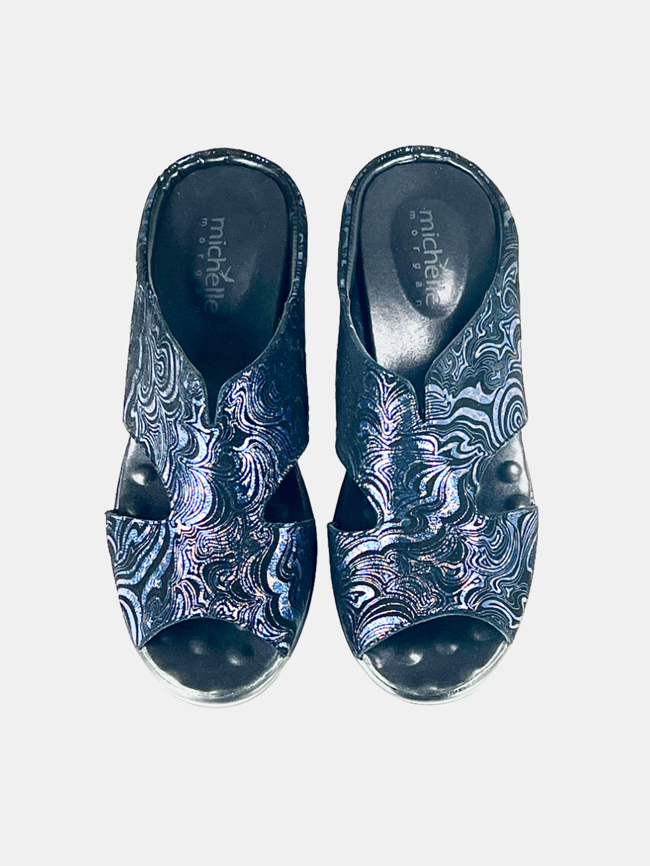 Michelle Morgan 18397-A15 Women's Flat Sandals #color_Blue