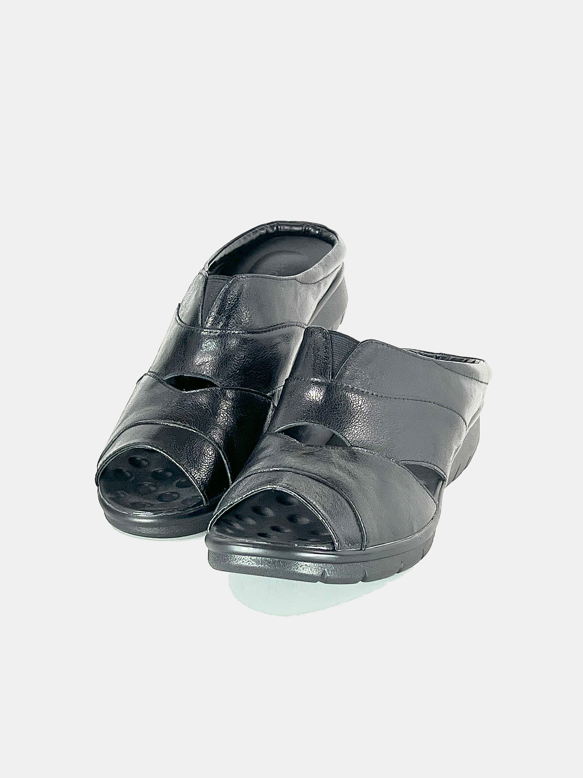 Michelle Morgan 18397-6 Women's Flat Sandals #color_Black