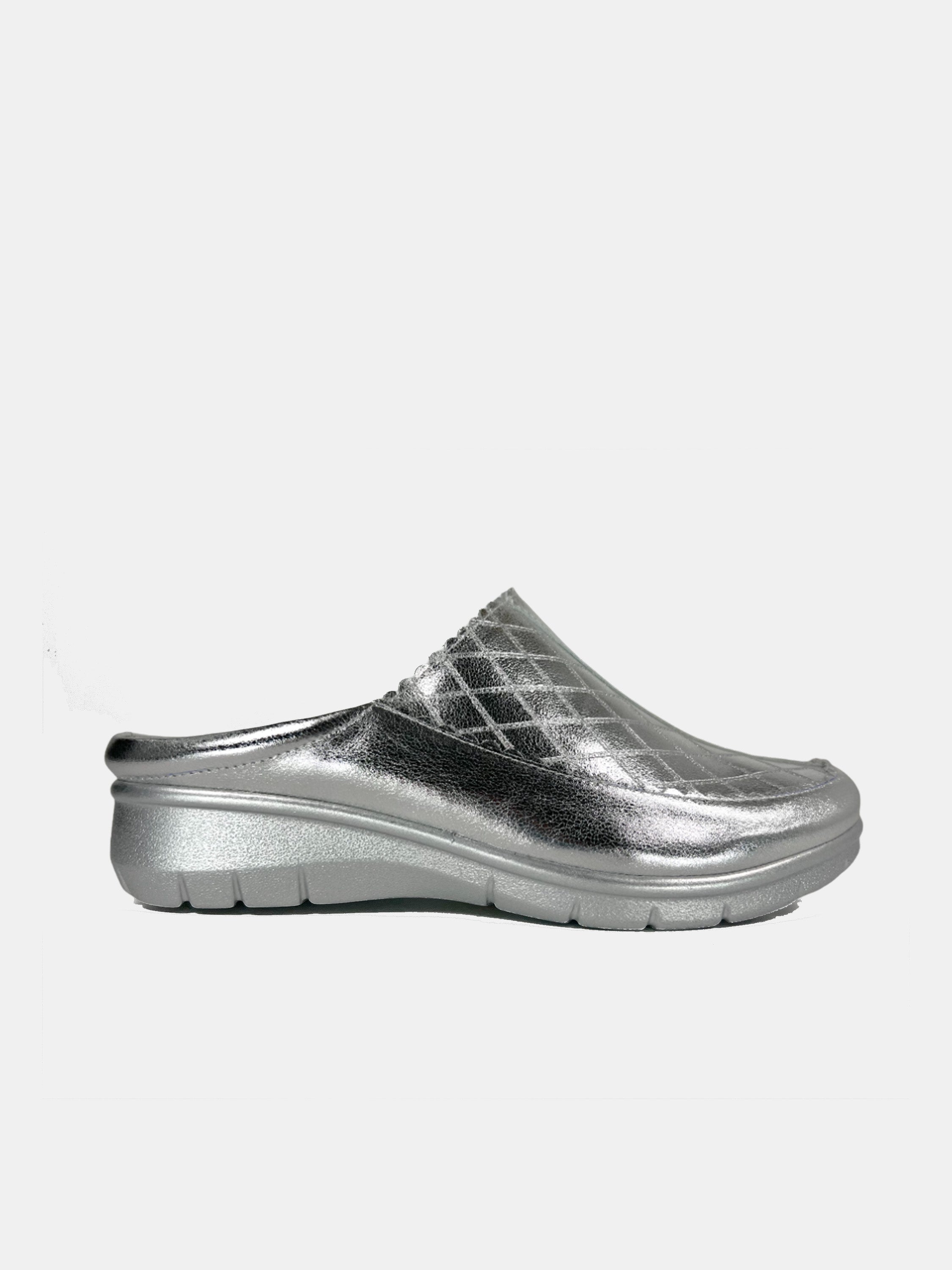 Michelle Morgan 18397-B5 Women's Mule Shoes #color_Silver