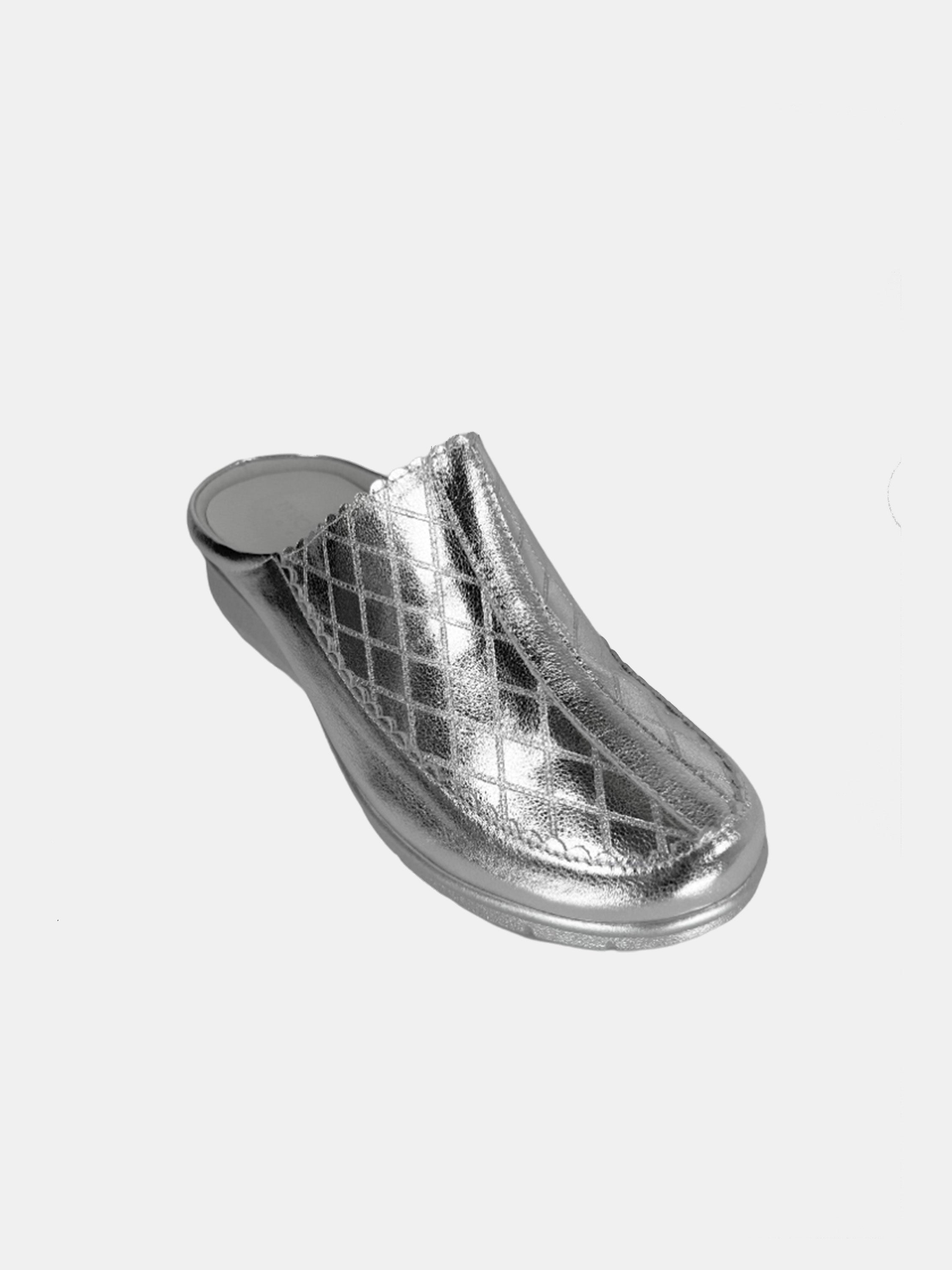 Michelle Morgan 18397-B5 Women's Mule Shoes #color_Silver