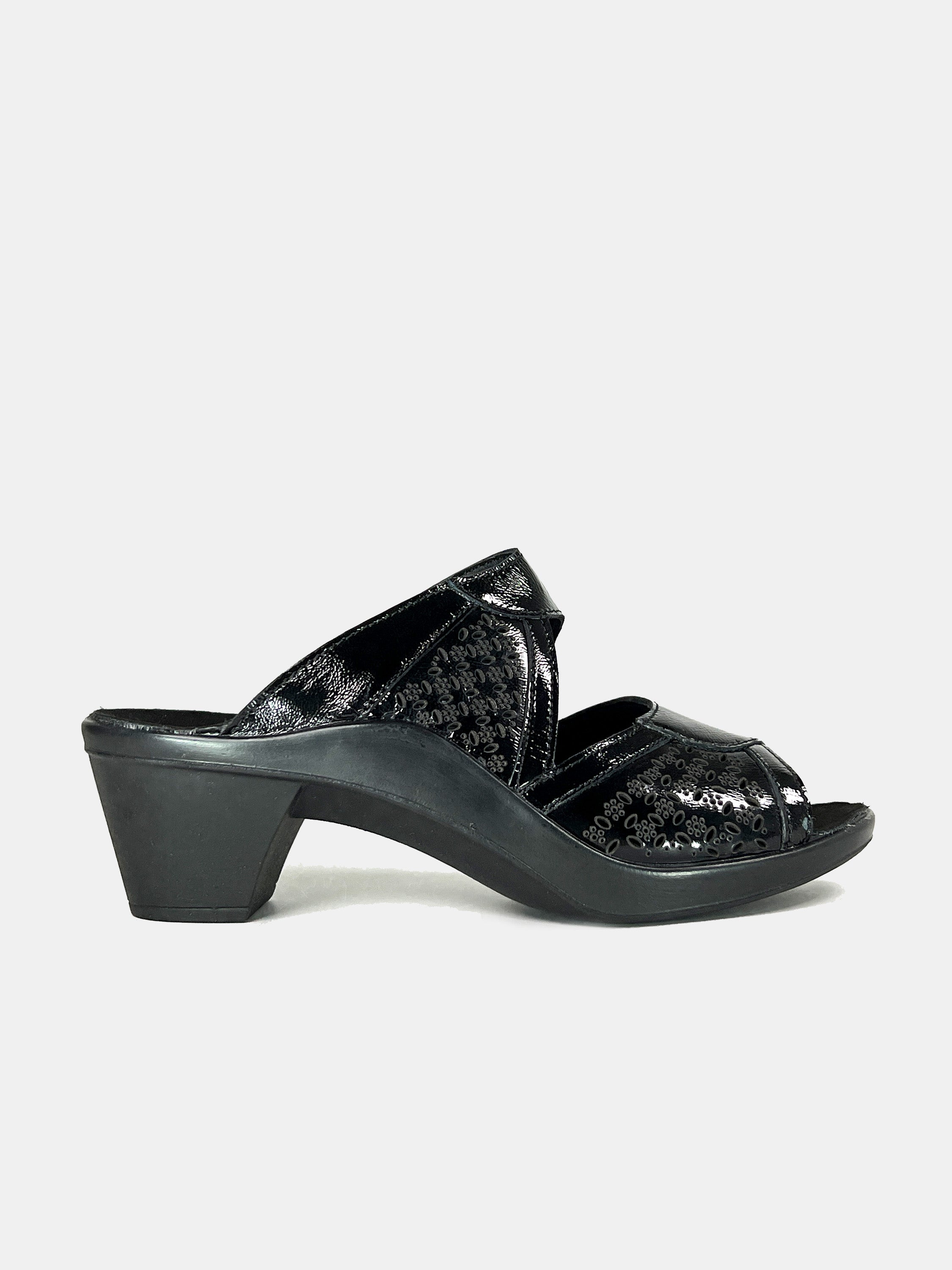 Romika 27146 Women's Mokassetta Sandals #color_Black