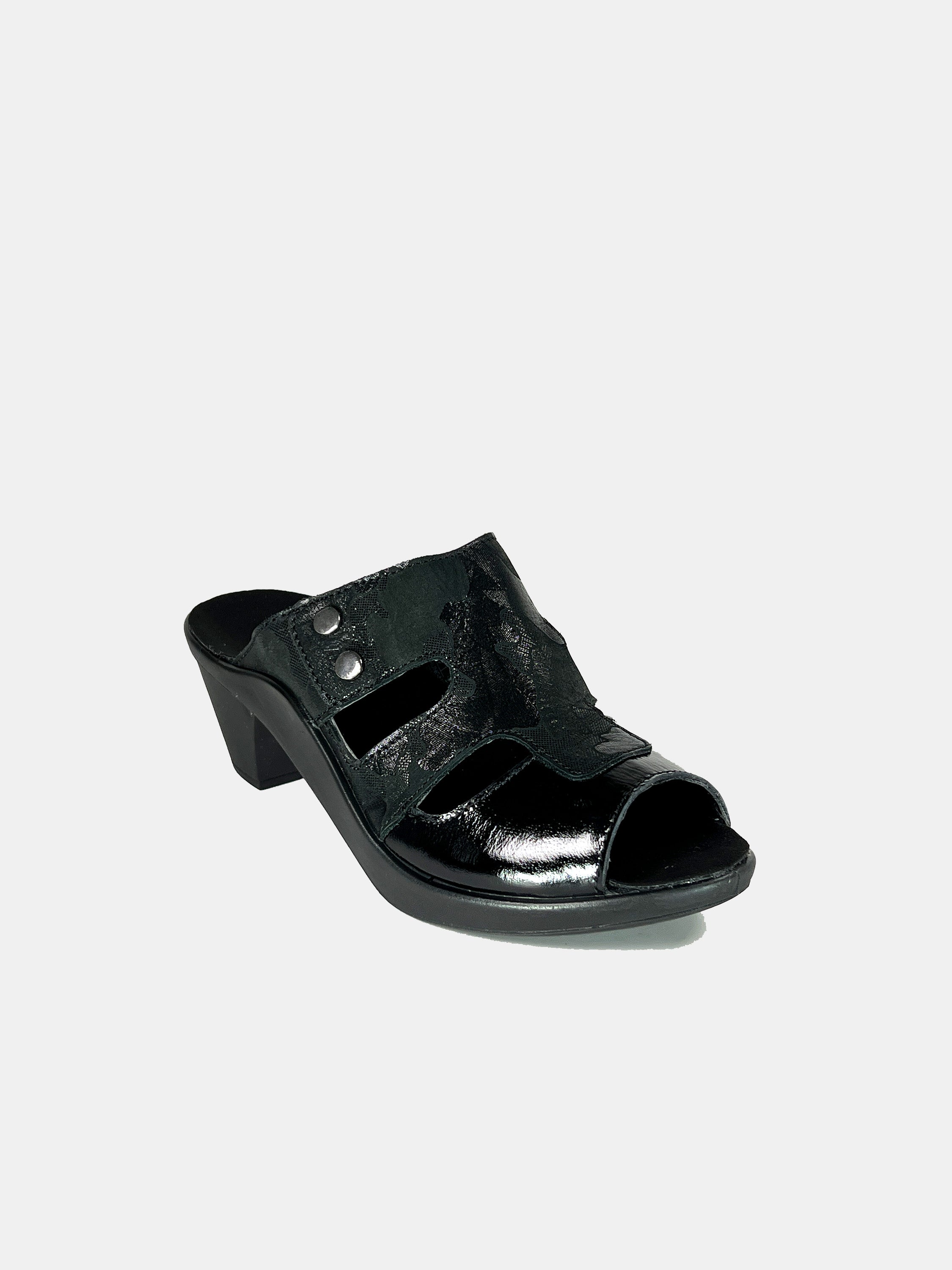 Romika 27107 Women's Heeled Sandals #color_Black