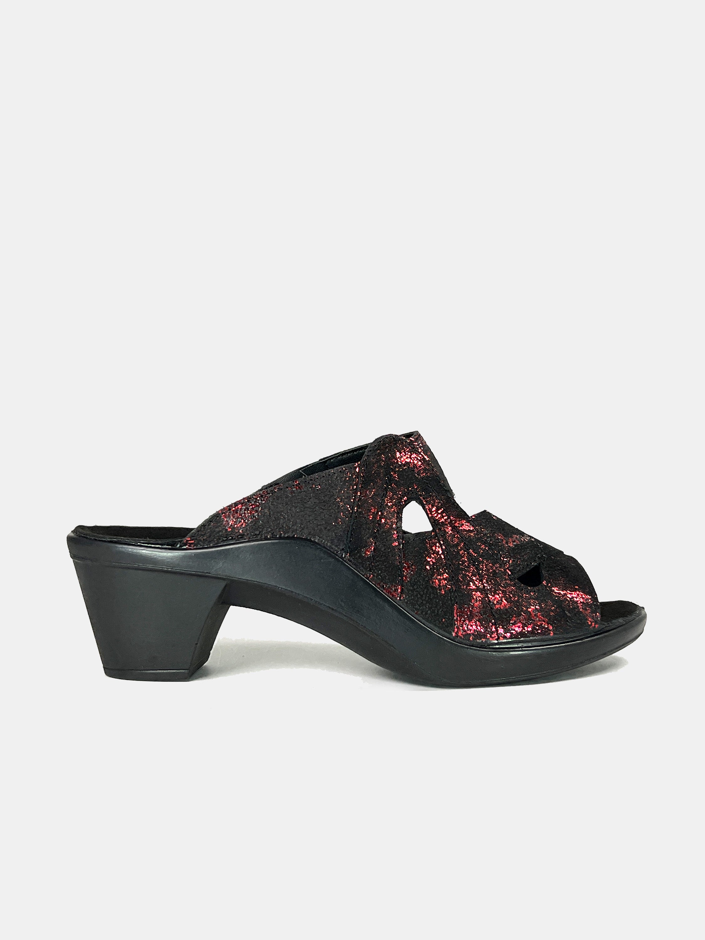 Romika 27004 Women's Heeled Sandals #color_Black