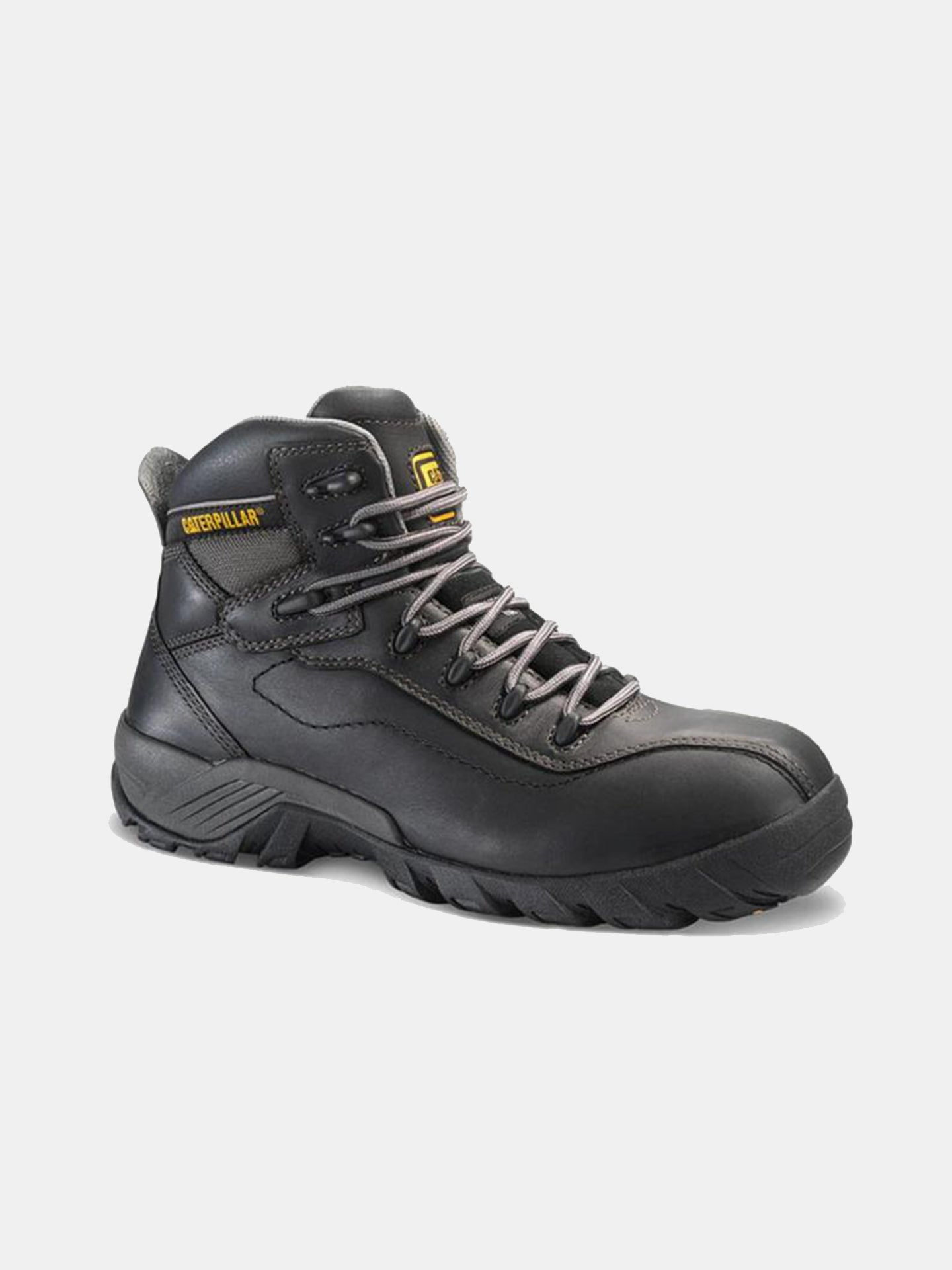 Caterpillar Men's Nitrogen Composite-Toe Work Boots #color_Black