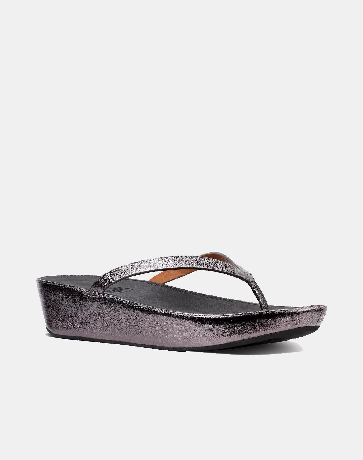 Fitflop Women's Linny Faux Leather Toe-Post Sandals #color_Gray