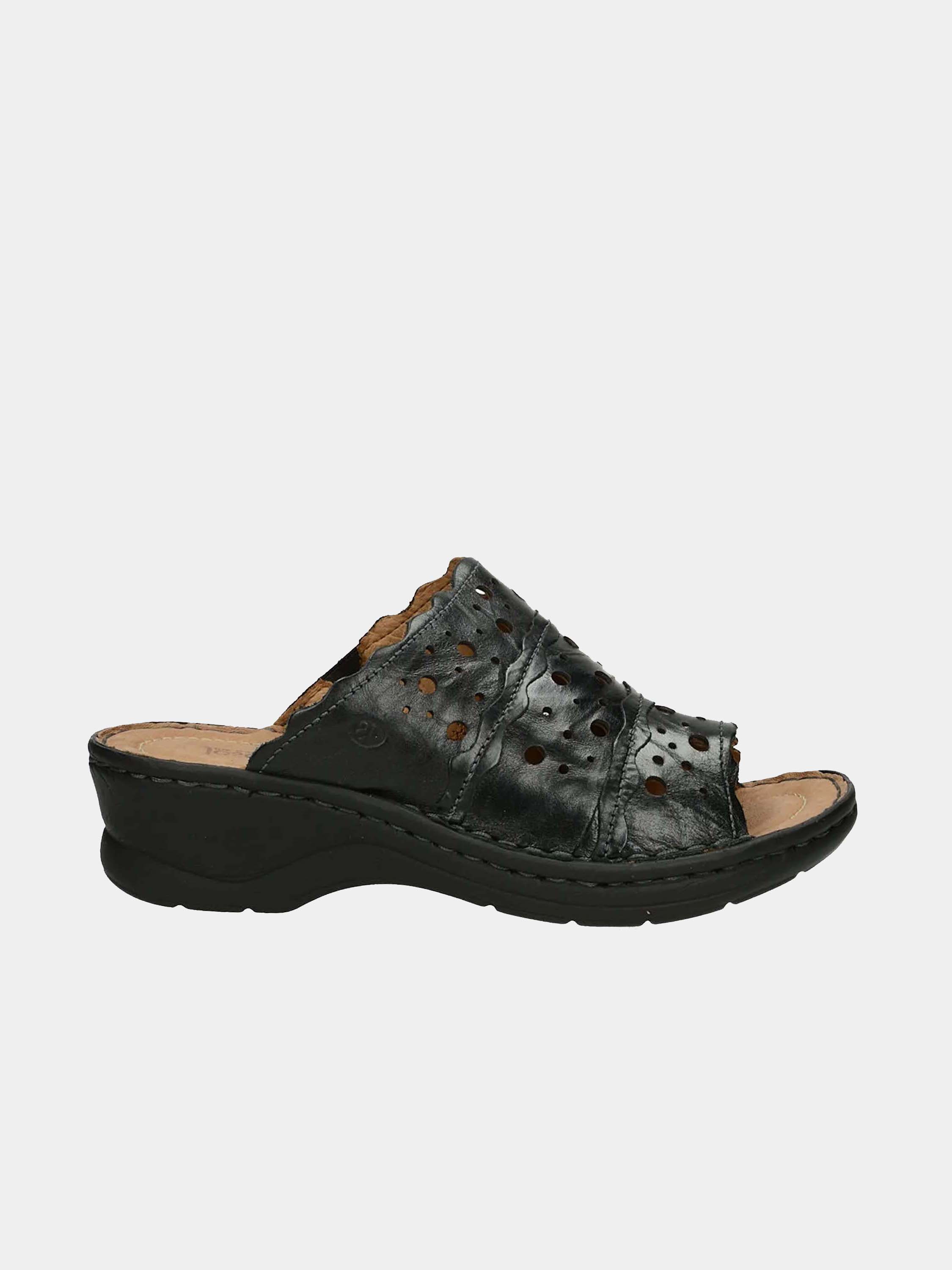 Josef Seibel Women's Catalonia 43 Sandals #color_Black